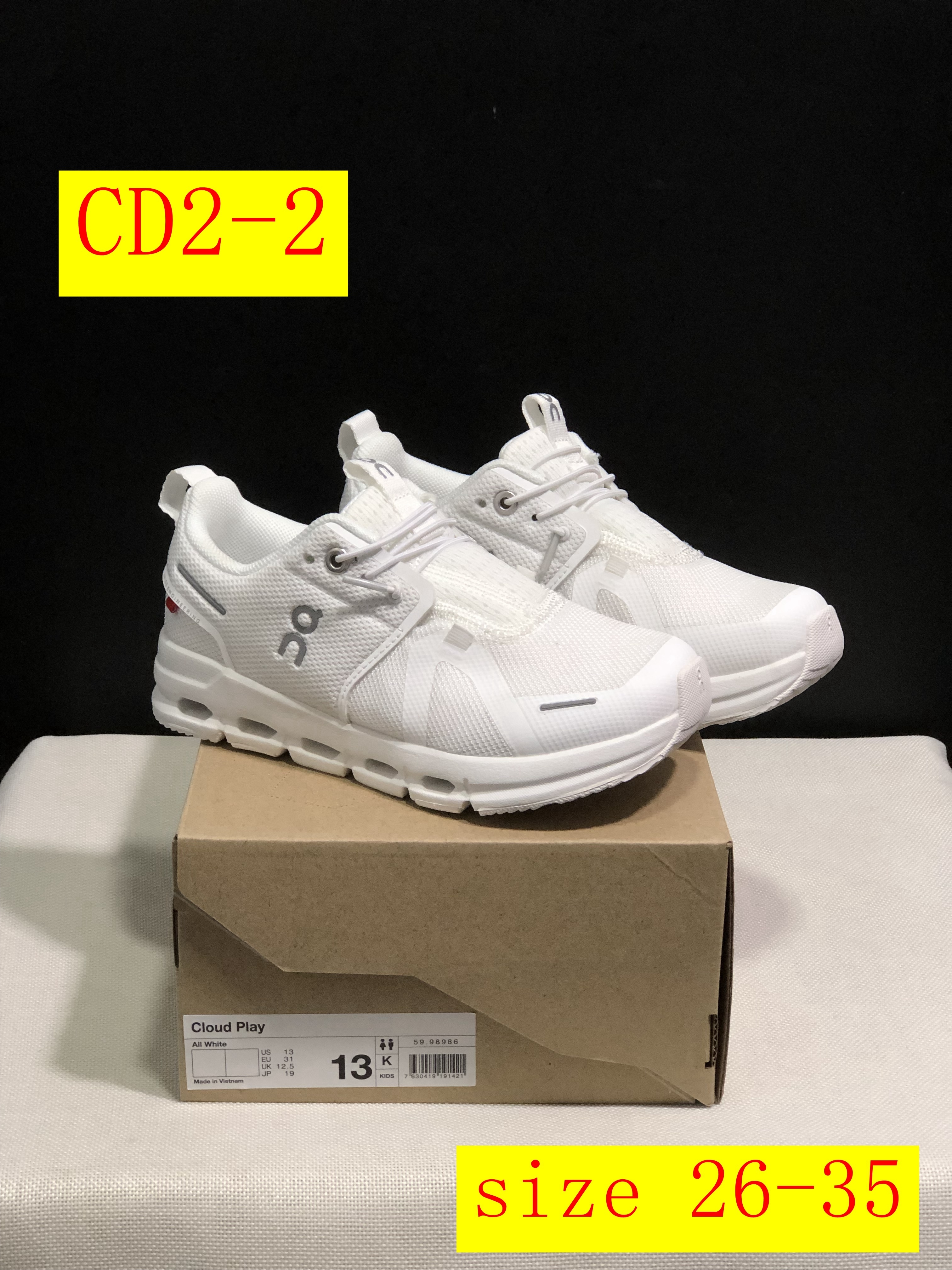 45$ dh On Cloud for kids size 26-35 CD2 gallery