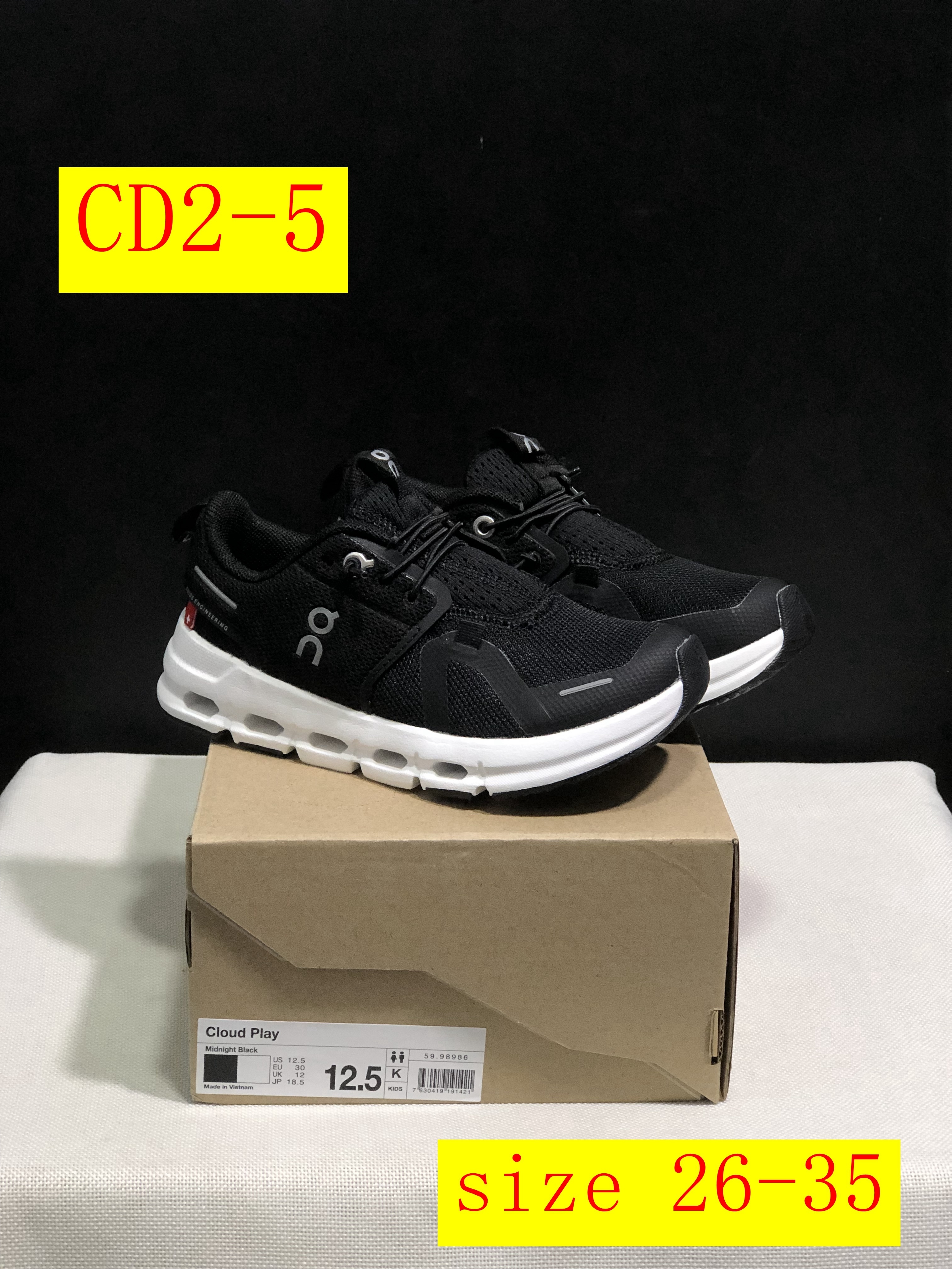 45$ dh On Cloud for kids size 26-35 CD2 gallery