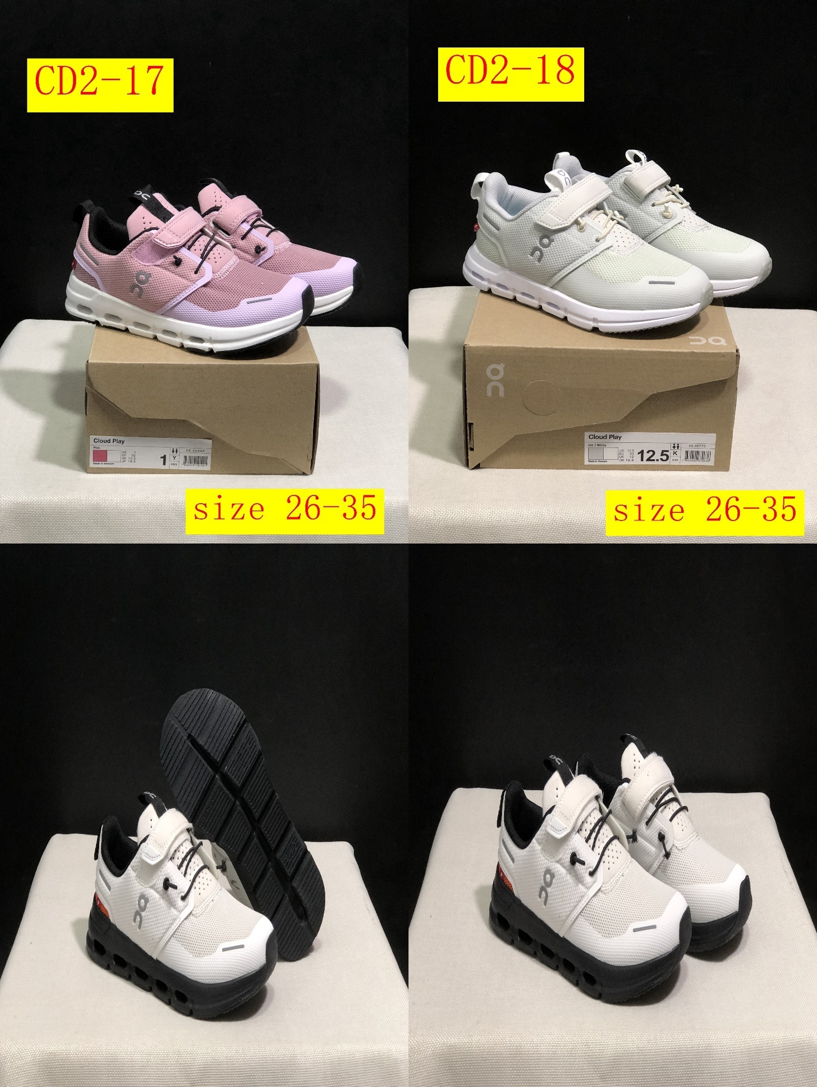 45$ dh On Cloud for kids size 26-35 CD2 gallery