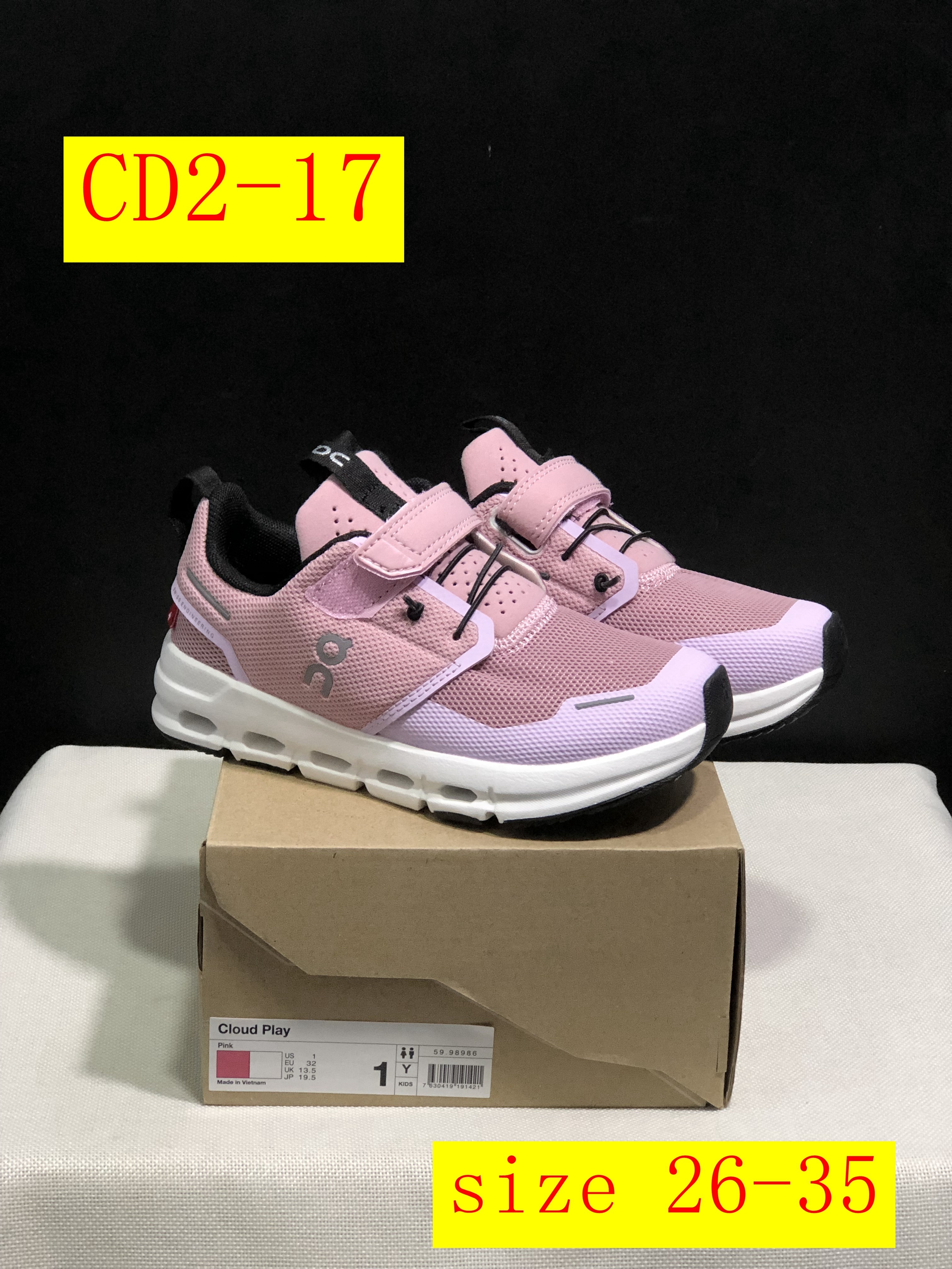 45$ dh On Cloud for kids size 26-35 CD2 gallery