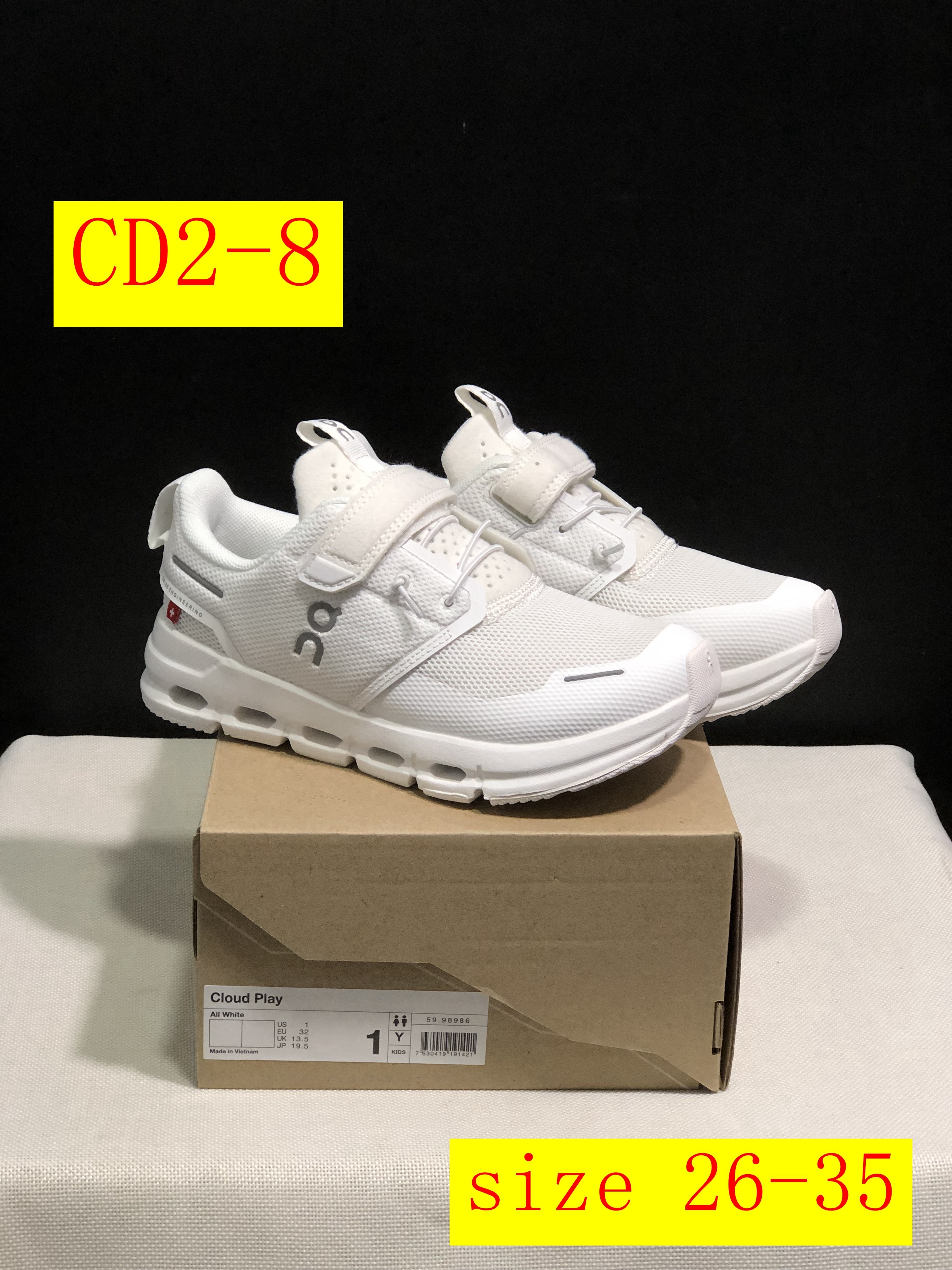 45$ dh On Cloud for kids size 26-35 CD2 gallery