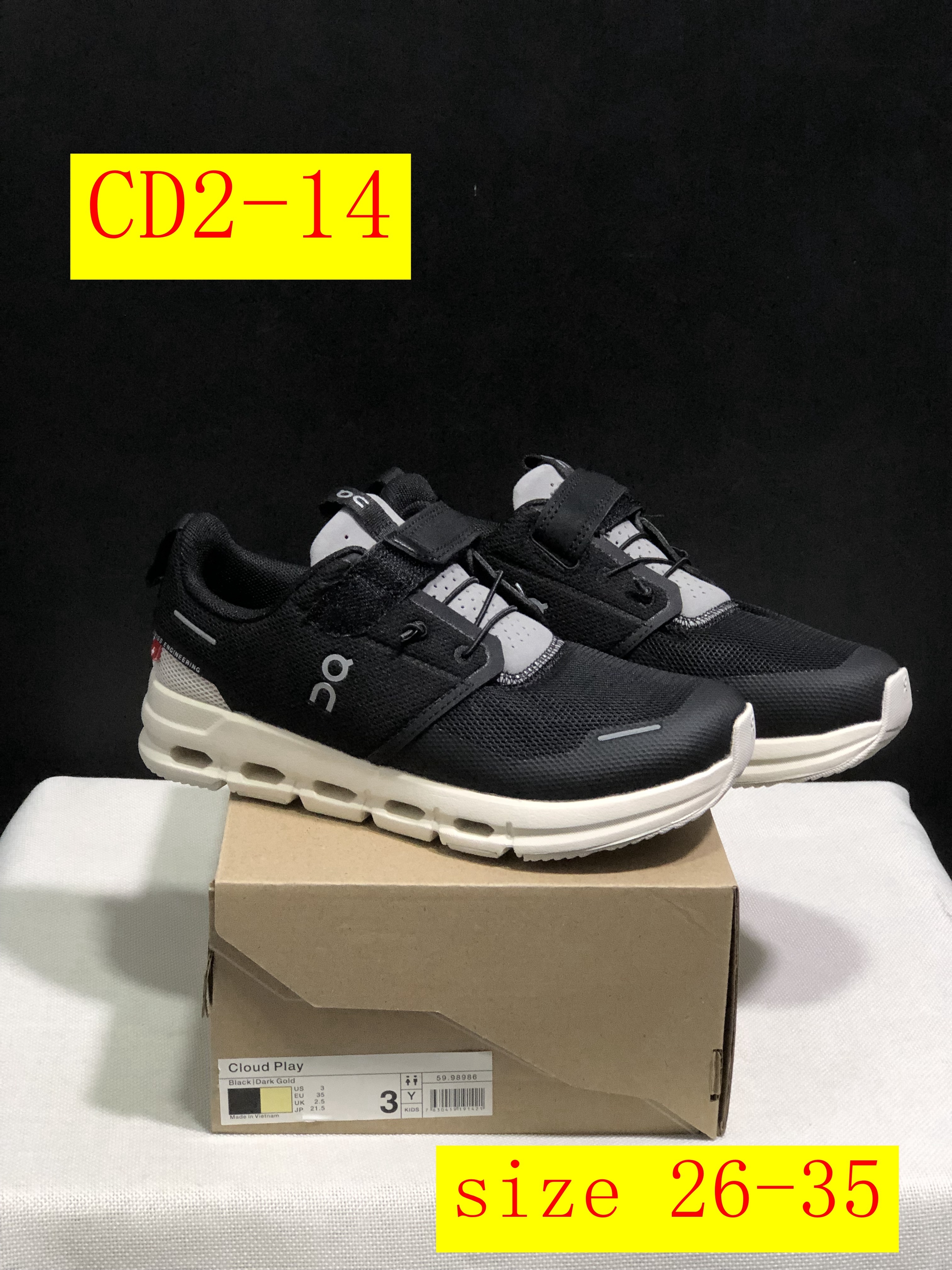 45$ dh On Cloud for kids size 26-35 CD2 gallery