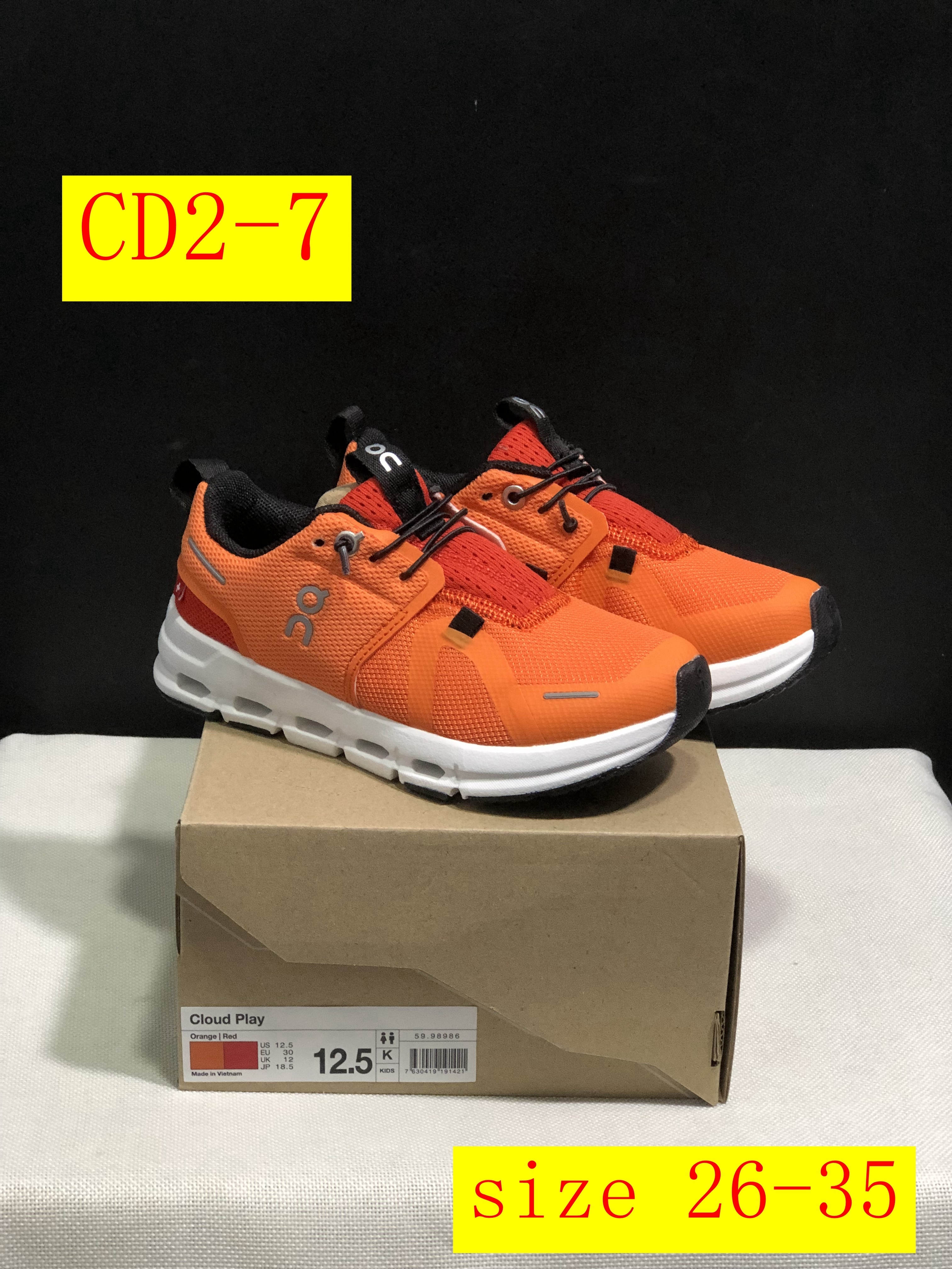 45$ dh On Cloud for kids size 26-35 CD2 gallery
