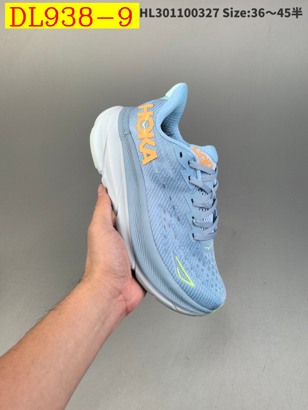 dh Top Quality HOKA W CLIFTON 9 WIDE size 36 45 92625034154 DL938 gallery