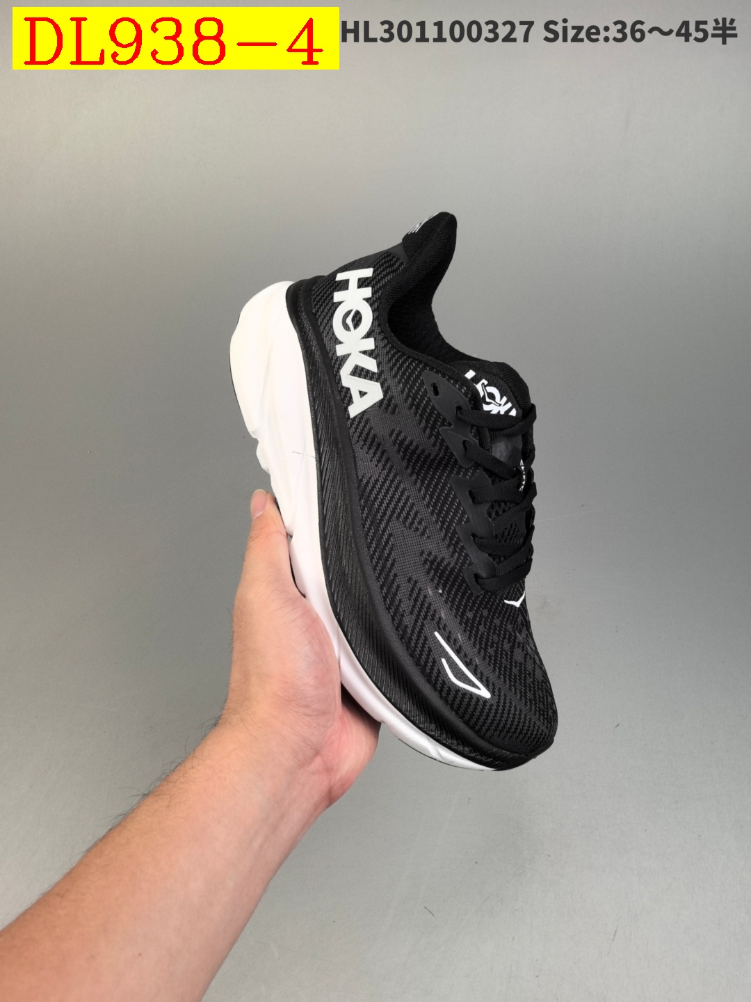 dh Top Quality HOKA W CLIFTON 9 WIDE size 36 45 92625034154 DL938 gallery