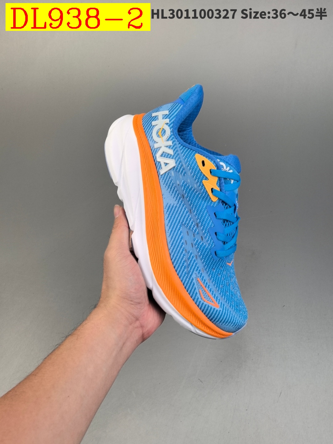dh Top Quality HOKA W CLIFTON 9 WIDE size 36 45 92625034154 DL938 gallery