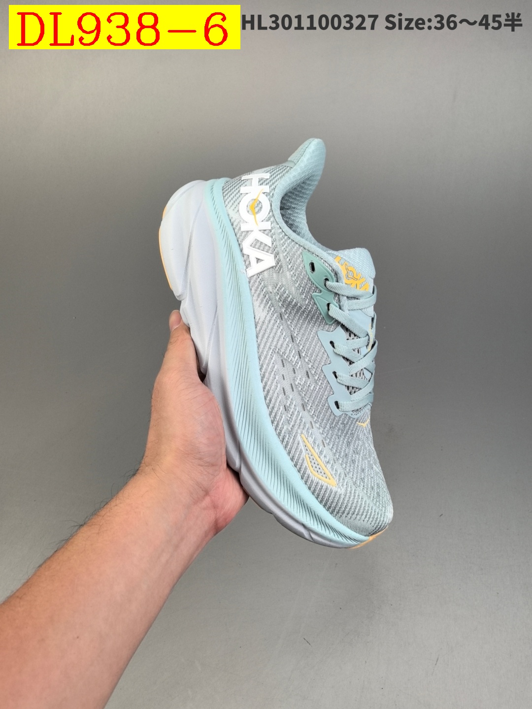 dh Top Quality HOKA W CLIFTON 9 WIDE size 36 45 92625034154 DL938 gallery