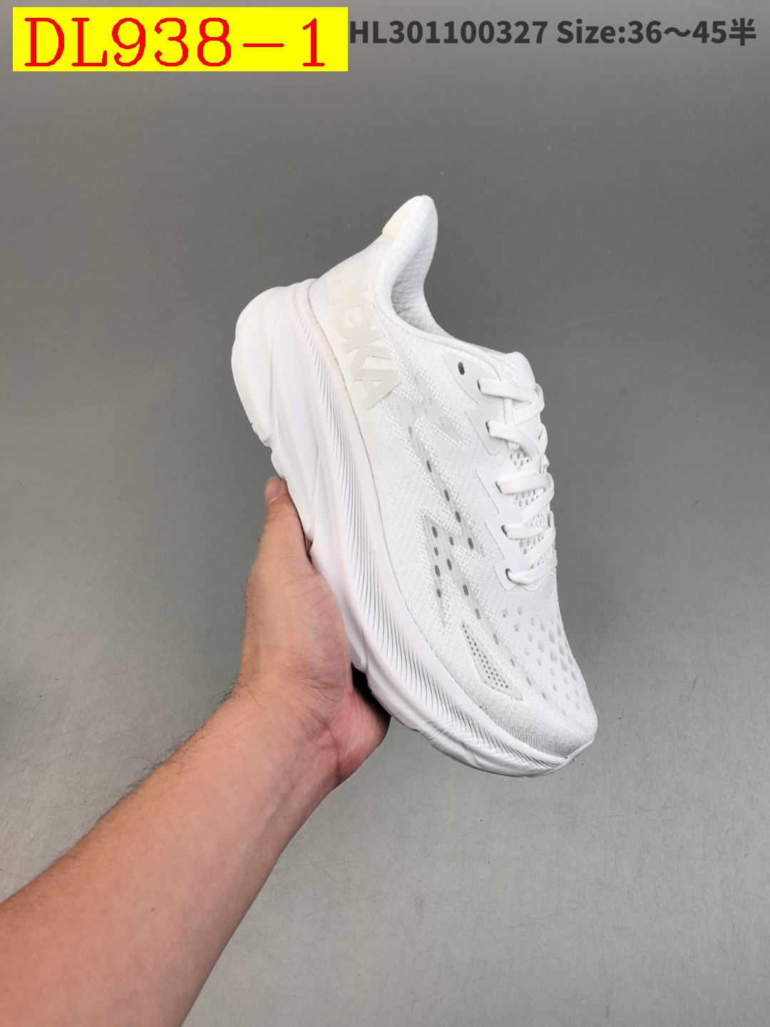 dh Top Quality HOKA W CLIFTON 9 WIDE size 36 45 92625034154 DL938 gallery