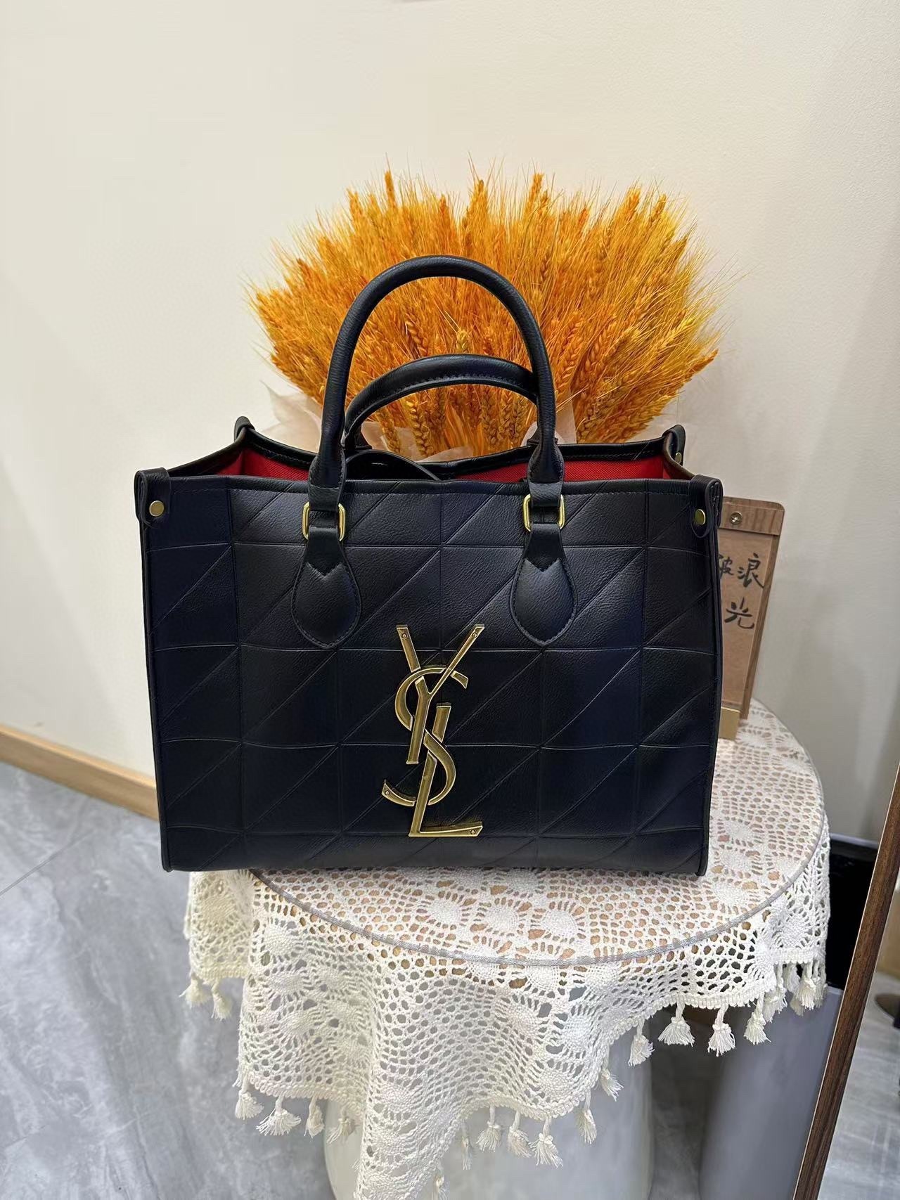 45$ dh YSL 7017 PU Shoulder bag SIZE 35X27X15 CM 61375834155 DX424 gallery