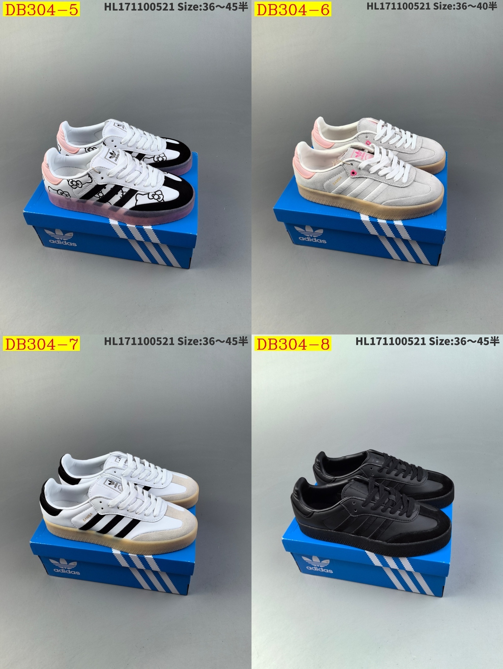 45$ new_dh Adidas Originals Samba Rose W SIZE 36-45 52824024938 DB304 gallery