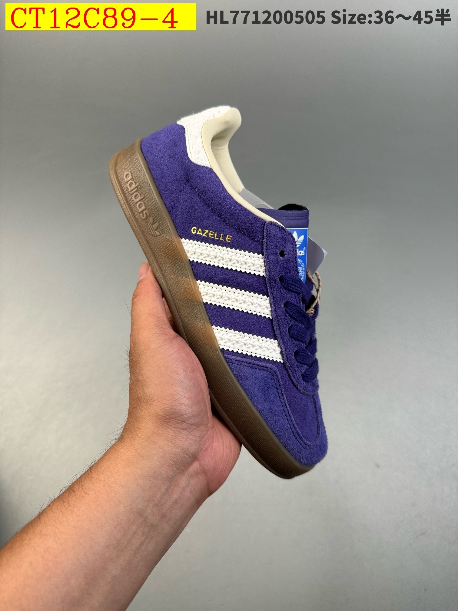 45$ new_dh Adidas originals Gazelle Indoor SIZE 36-45 92547024939 CT12C89 gallery