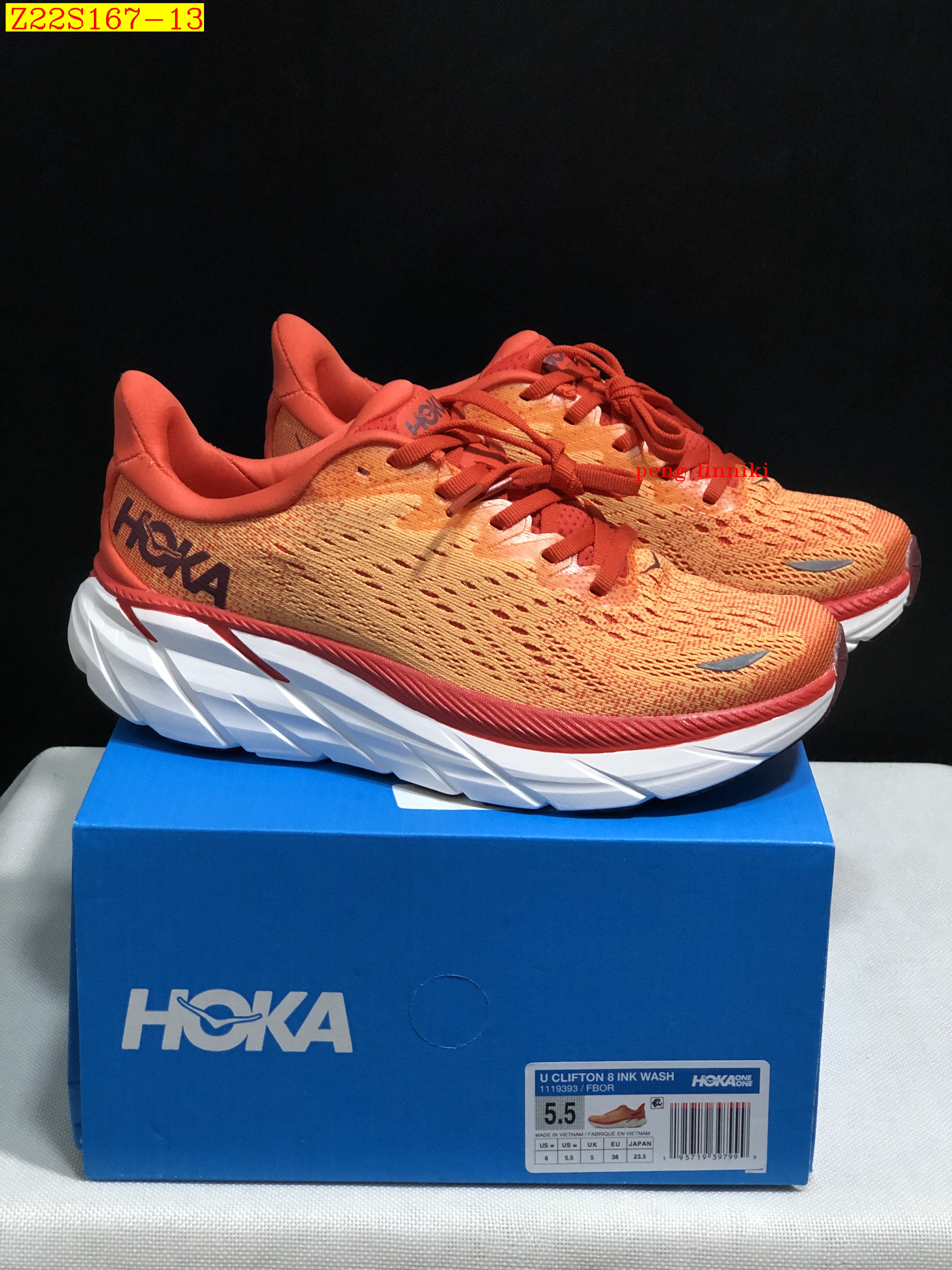 45$ new_dh HOKA ONE ONE Clifton 8 45 size 36-45 421620 Z22S167 gallery