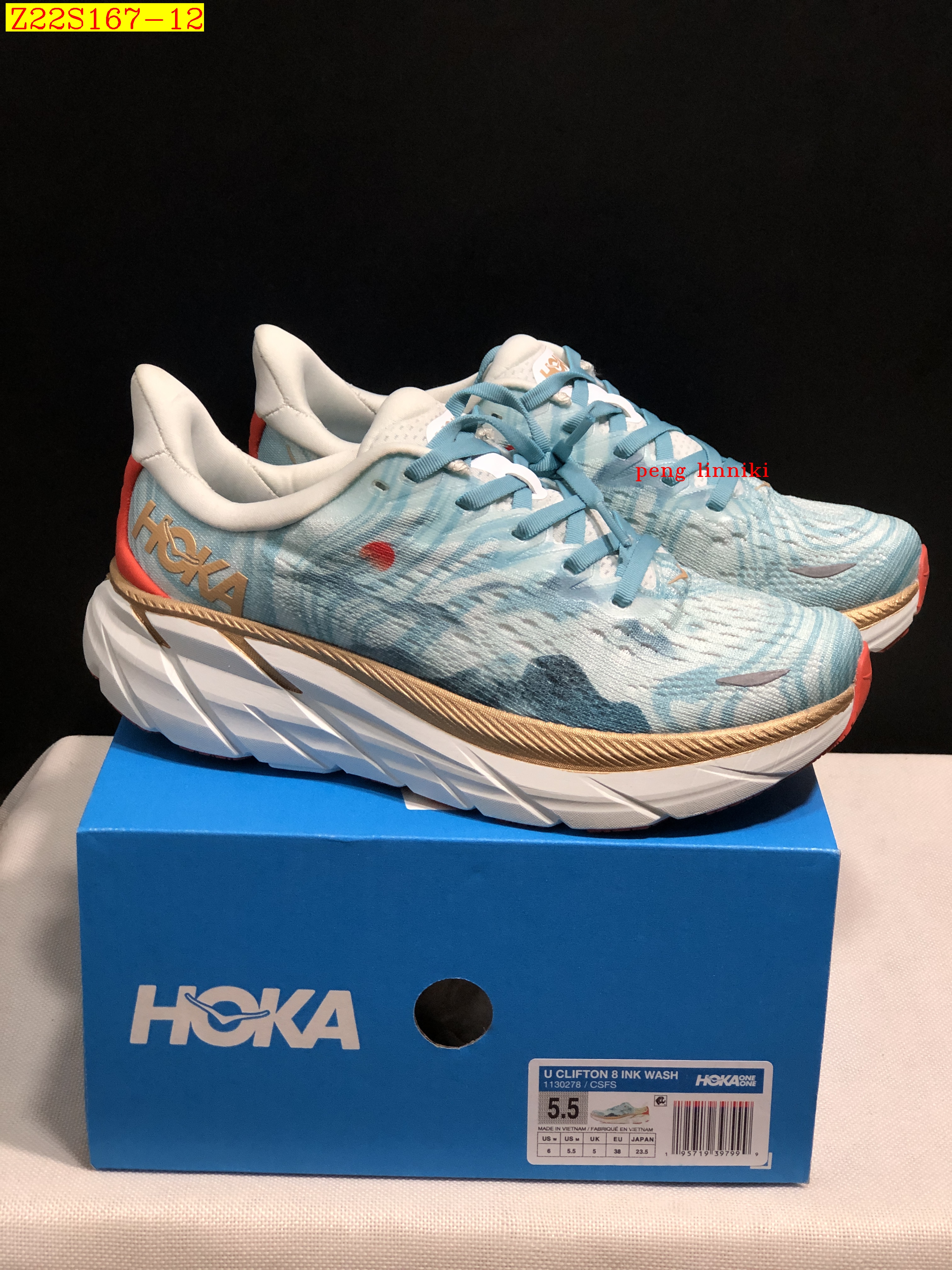 45$ new_dh HOKA ONE ONE Clifton 8 45 size 36-45 421620 Z22S167 gallery