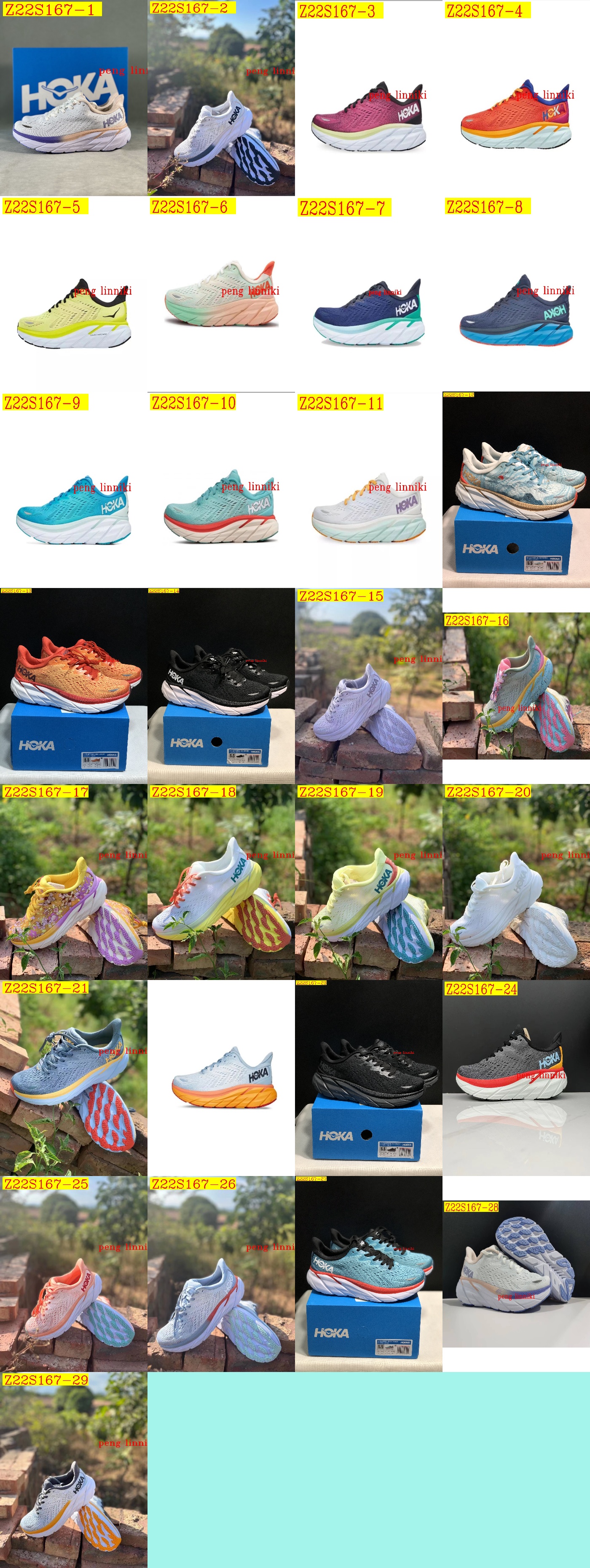 45$ new_dh HOKA ONE ONE Clifton 8 45 size 36-45 421620 Z22S167 gallery