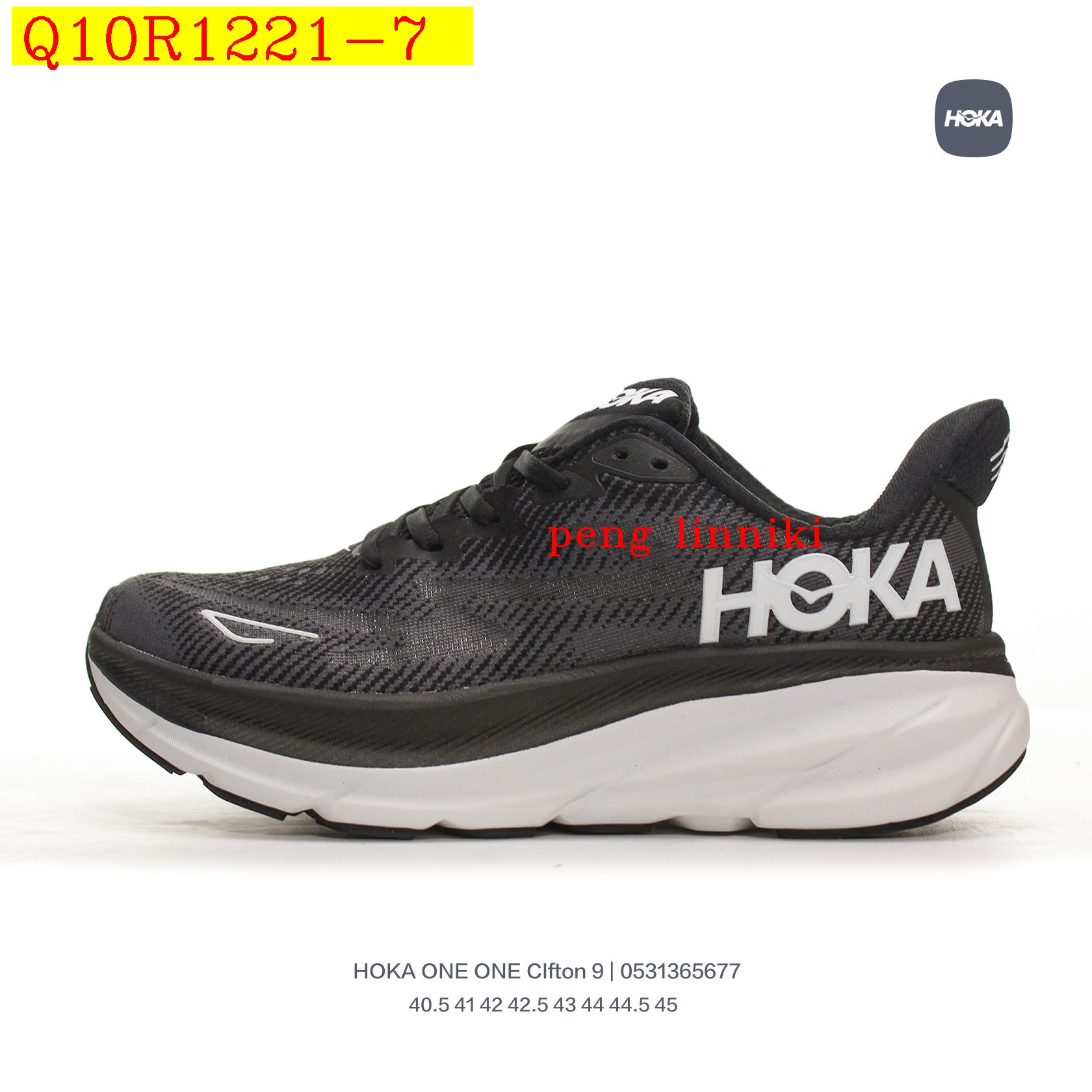 45$ new_dh HOKA ONE ONE MCLIFTON 9 size 36-45 22184034376 Q10R1221 gallery