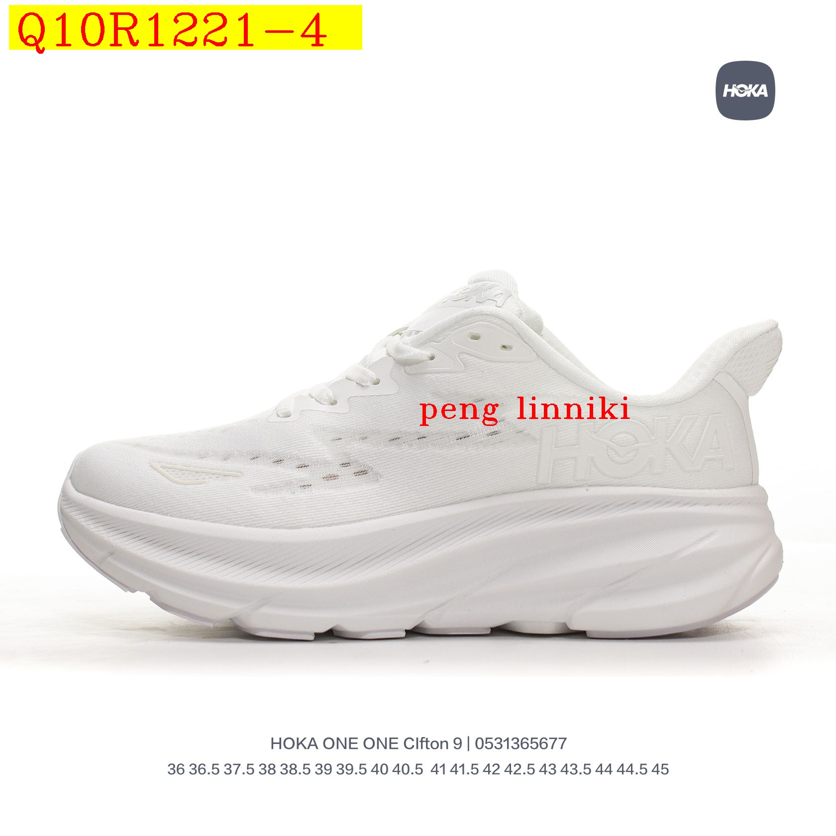 45$ new_dh HOKA ONE ONE MCLIFTON 9 size 36-45 22184034376 Q10R1221 gallery
