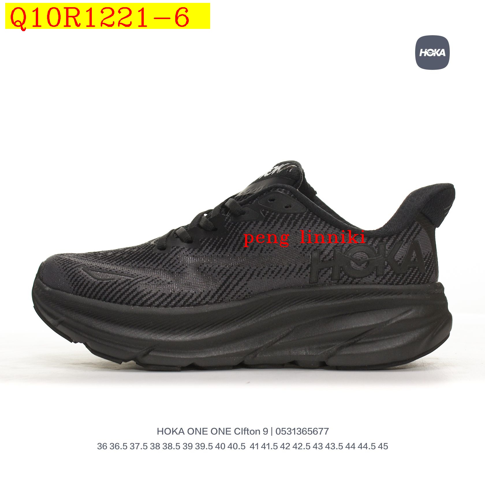 45$ new_dh HOKA ONE ONE MCLIFTON 9 size 36-45 22184034376 Q10R1221 gallery