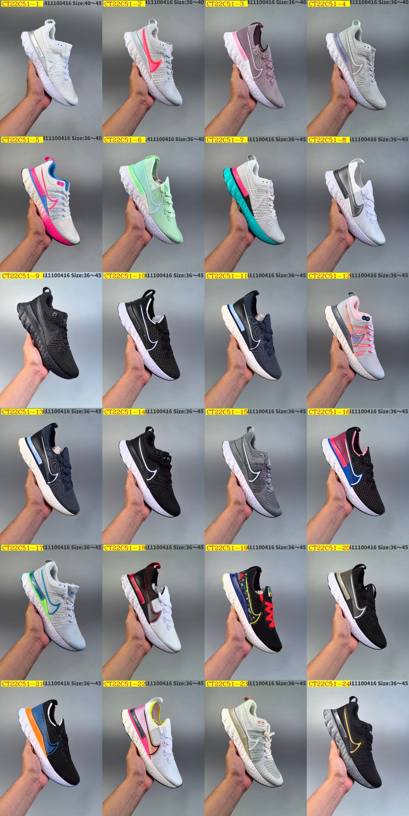 45$ new_dh NIKE Zoom React Infinity Run Fk SIZE 36-45 92824024937 CT22C51 gallery