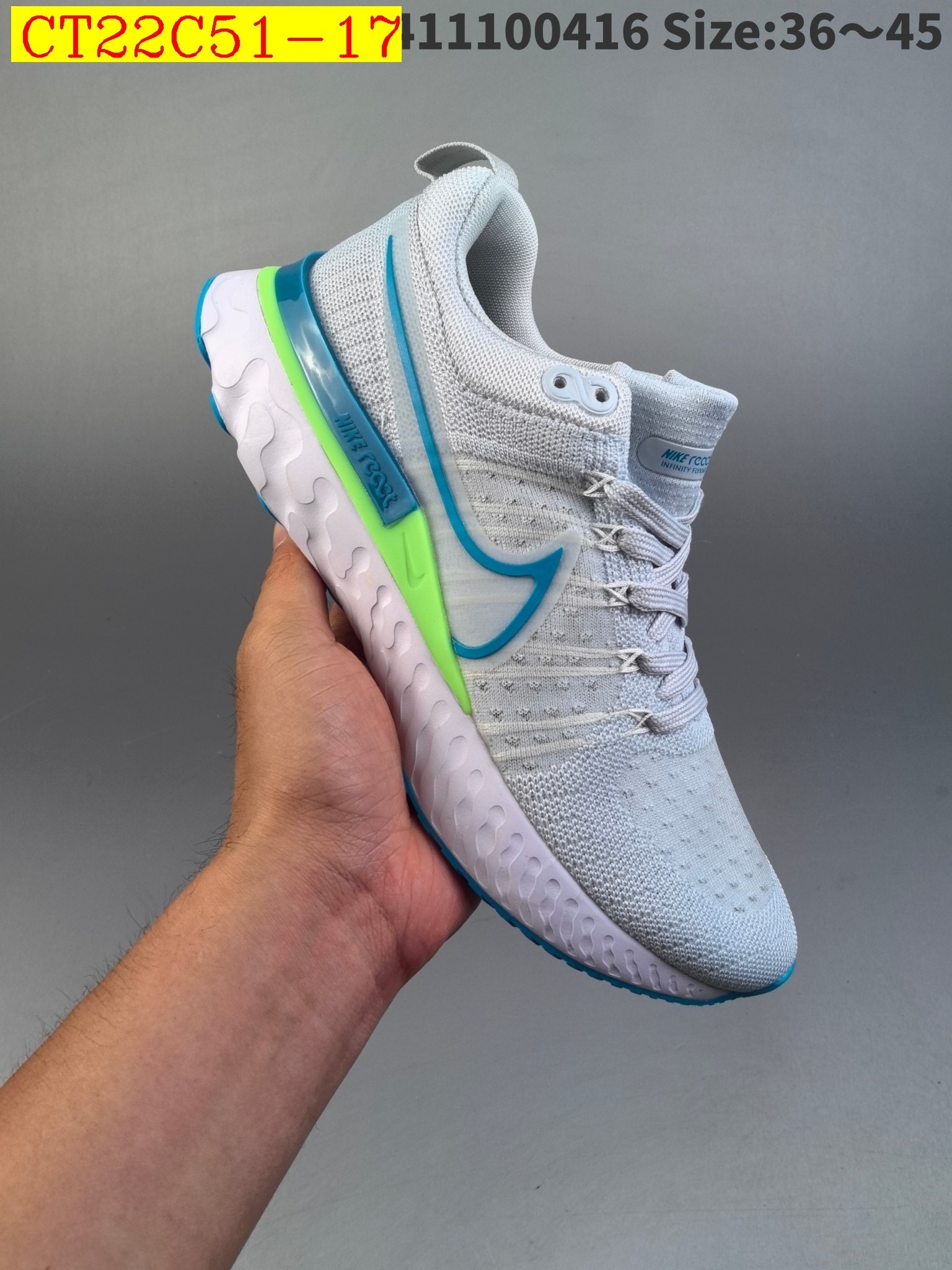 45$ new_dh NIKE Zoom React Infinity Run Fk SIZE 36-45 92824024937 CT22C51 gallery