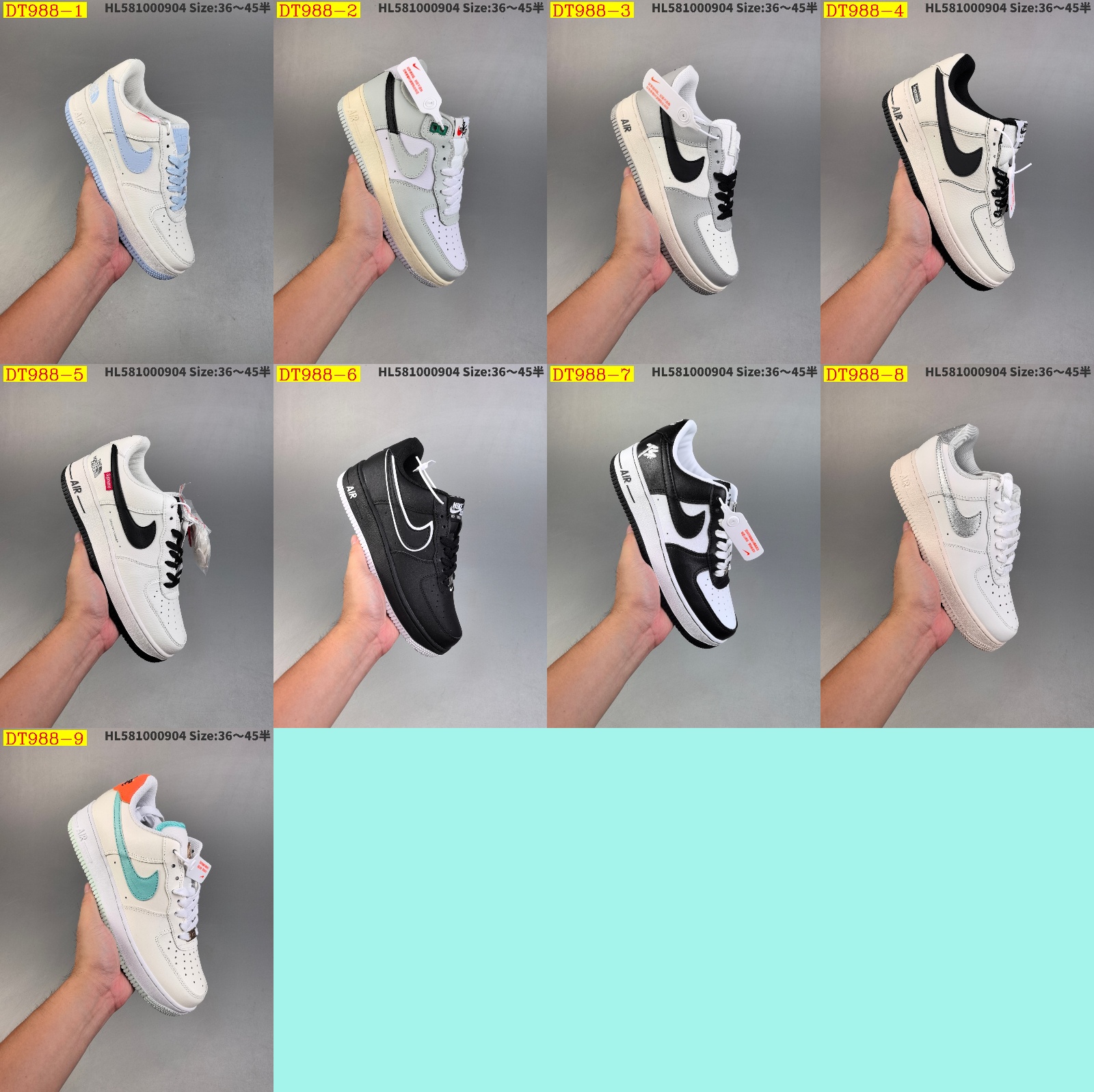 45$ new_dh Nike Air Force 1 07 size 36-45 42506024935 DT988 gallery
