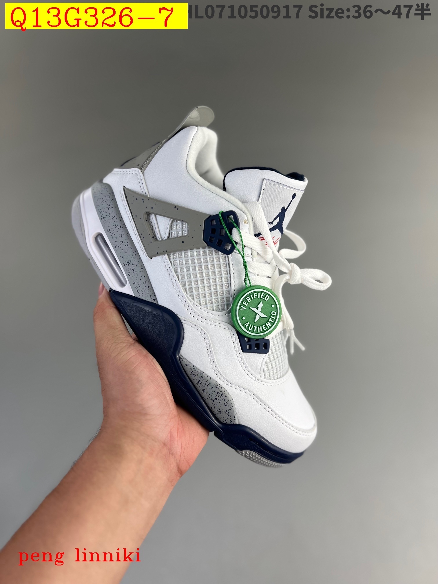 45$ new_dh Nike Air Jordan 4 Retro size 36-46 62417034035 Q13G326 gallery