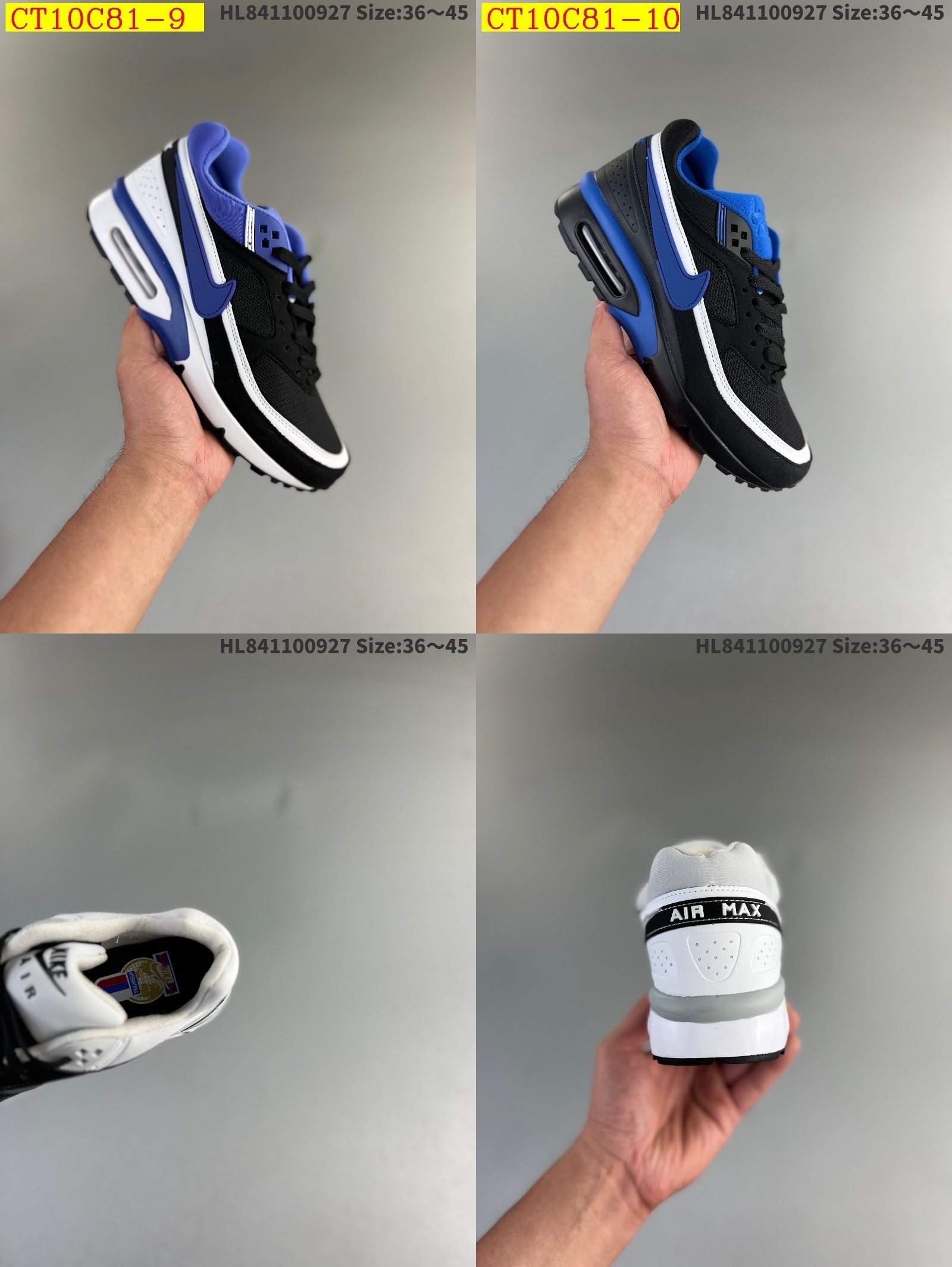 45$ new_dh Nike Air Max BW OG Persian Violet SIZE 36-45 62824024939 CT10C81 gallery