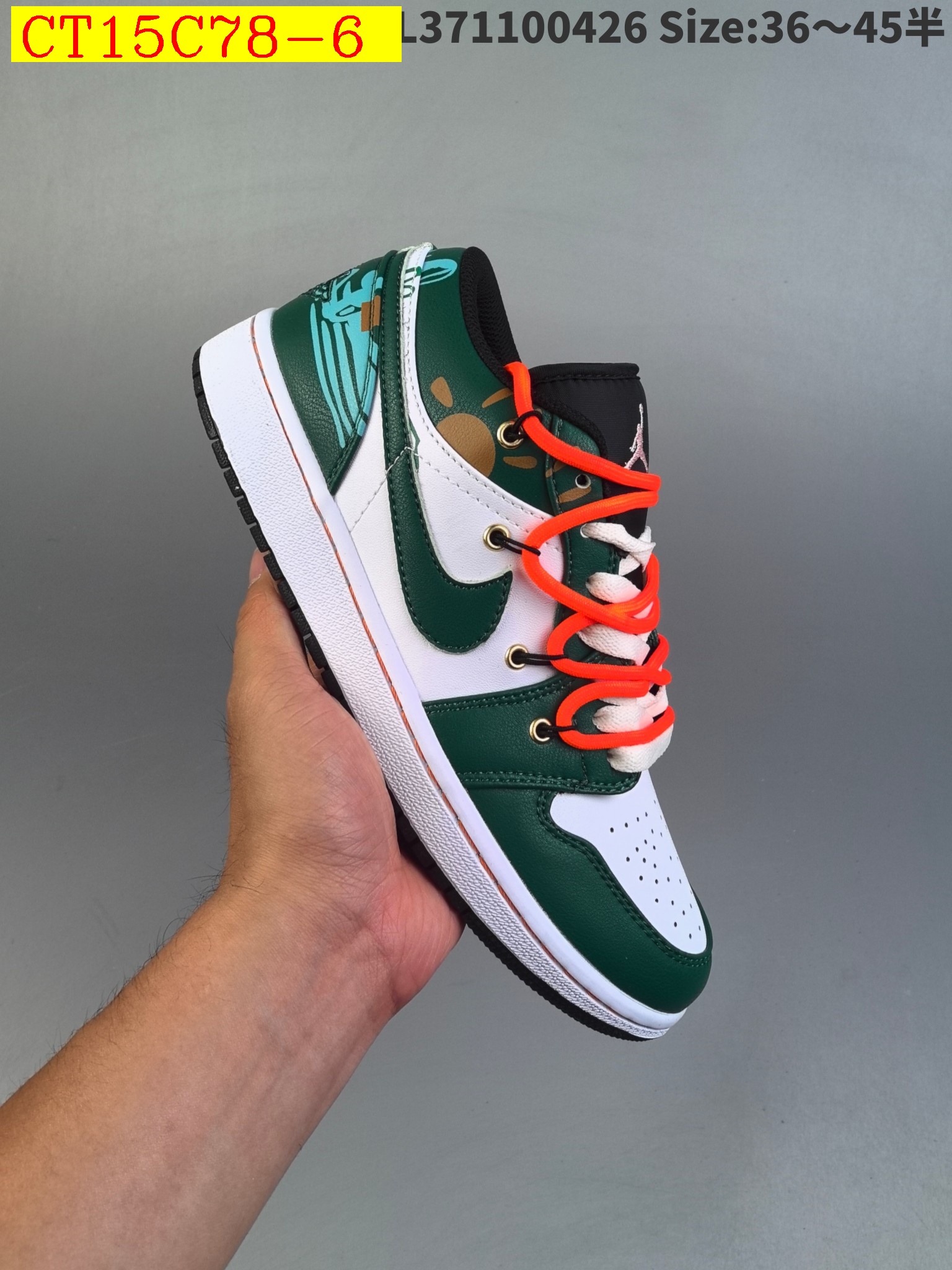 45$ new_dh Nike Wmns Air Jordan 1 Low GS size 36-45 92624024937 CT15C78 gallery