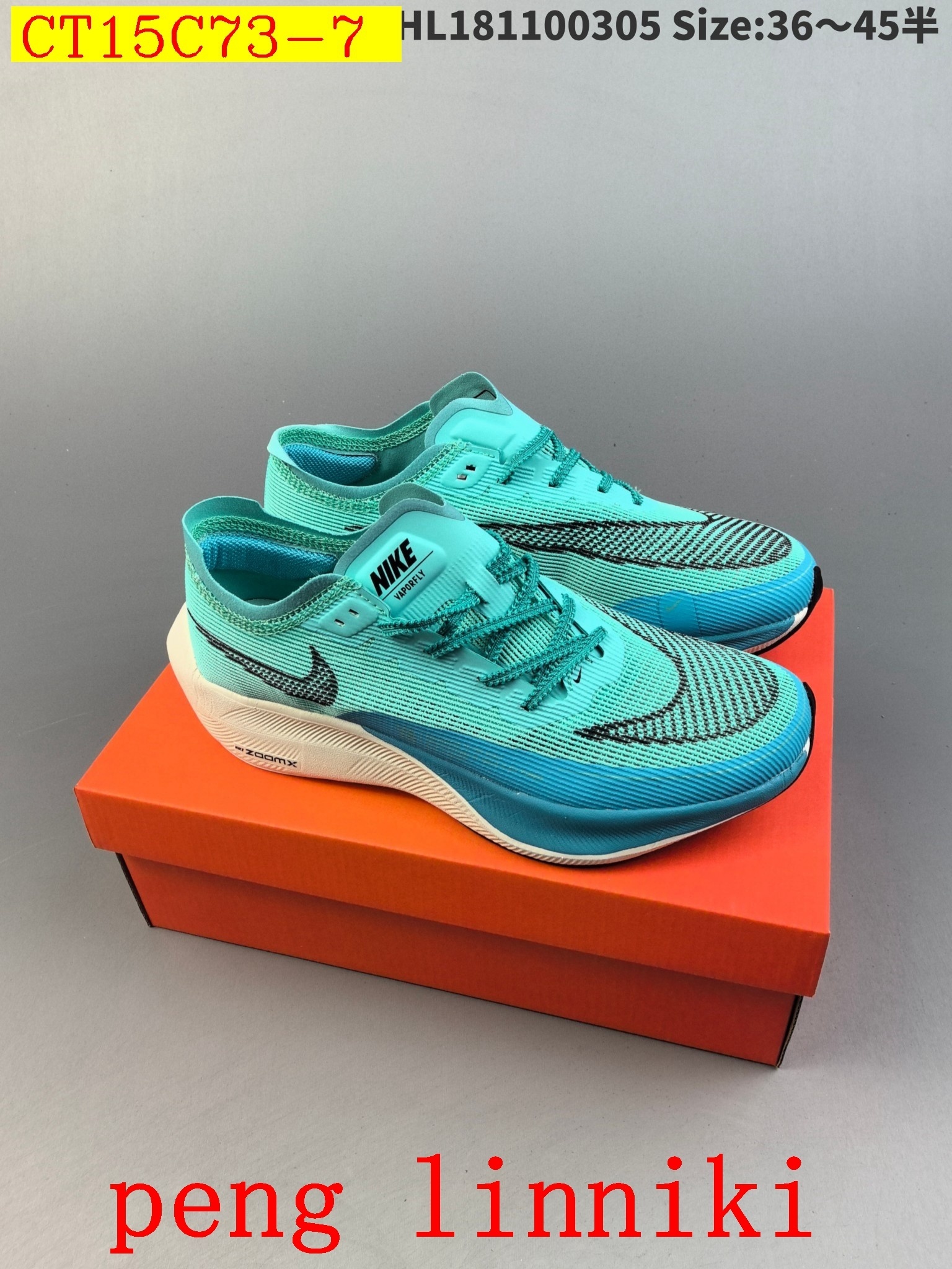 45$ new_dh Nike ZoomX Vaporfly NEXT SIZE 36-45 92624024936 CT15C73 gallery