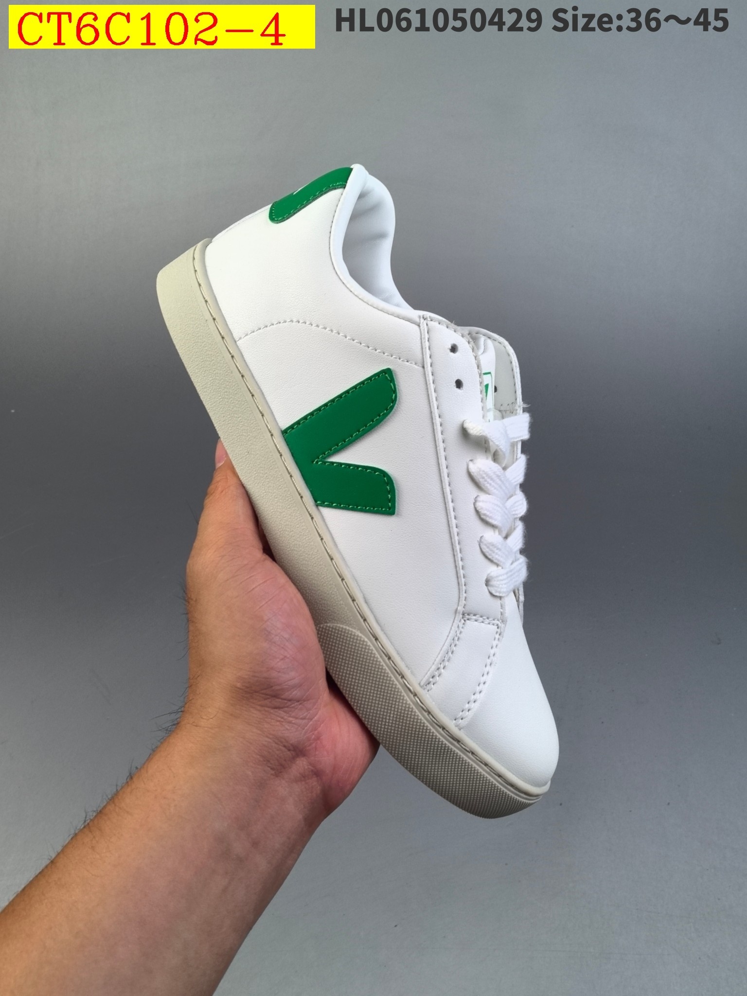 45$ new_dh Veja Esplar Leather Low Sneakers SIZE 36-45 92613024939 CT6C102 gallery