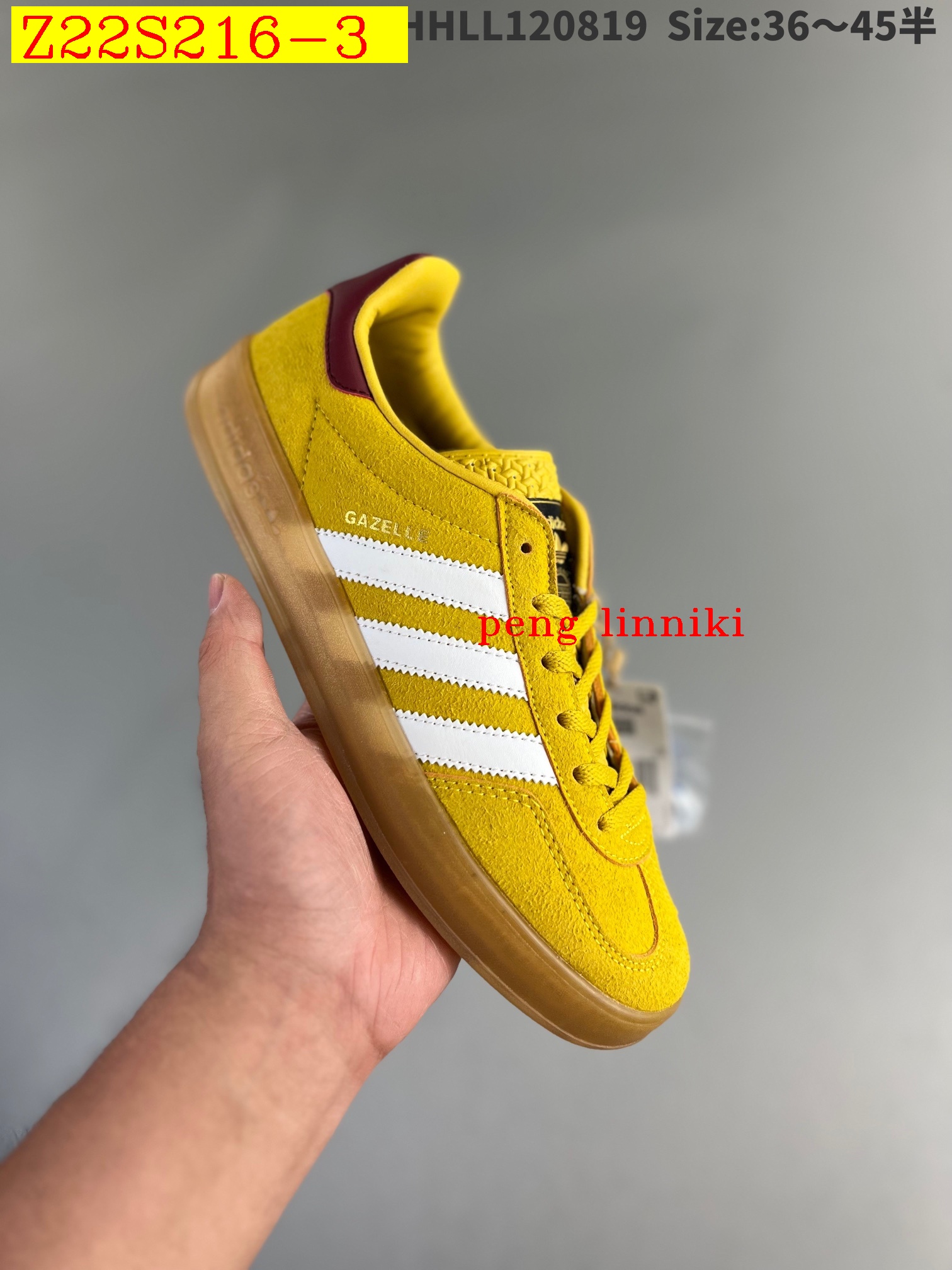45$ new_dh adidas Originals Gazelle INdoor SIZE 36-45 22849034130 Z22S216 gallery