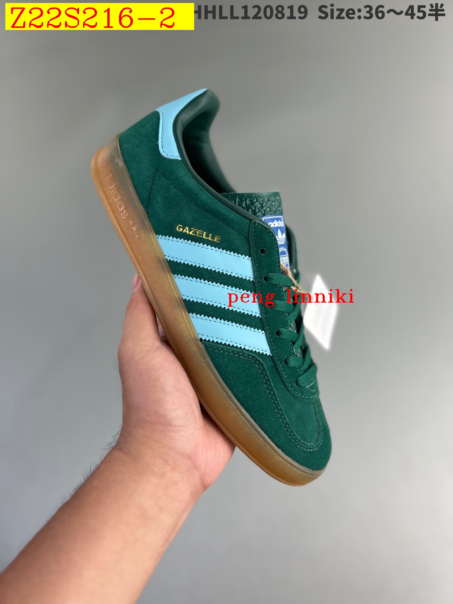 45$ new_dh adidas Originals Gazelle INdoor SIZE 36-45 22849034130 Z22S216 gallery