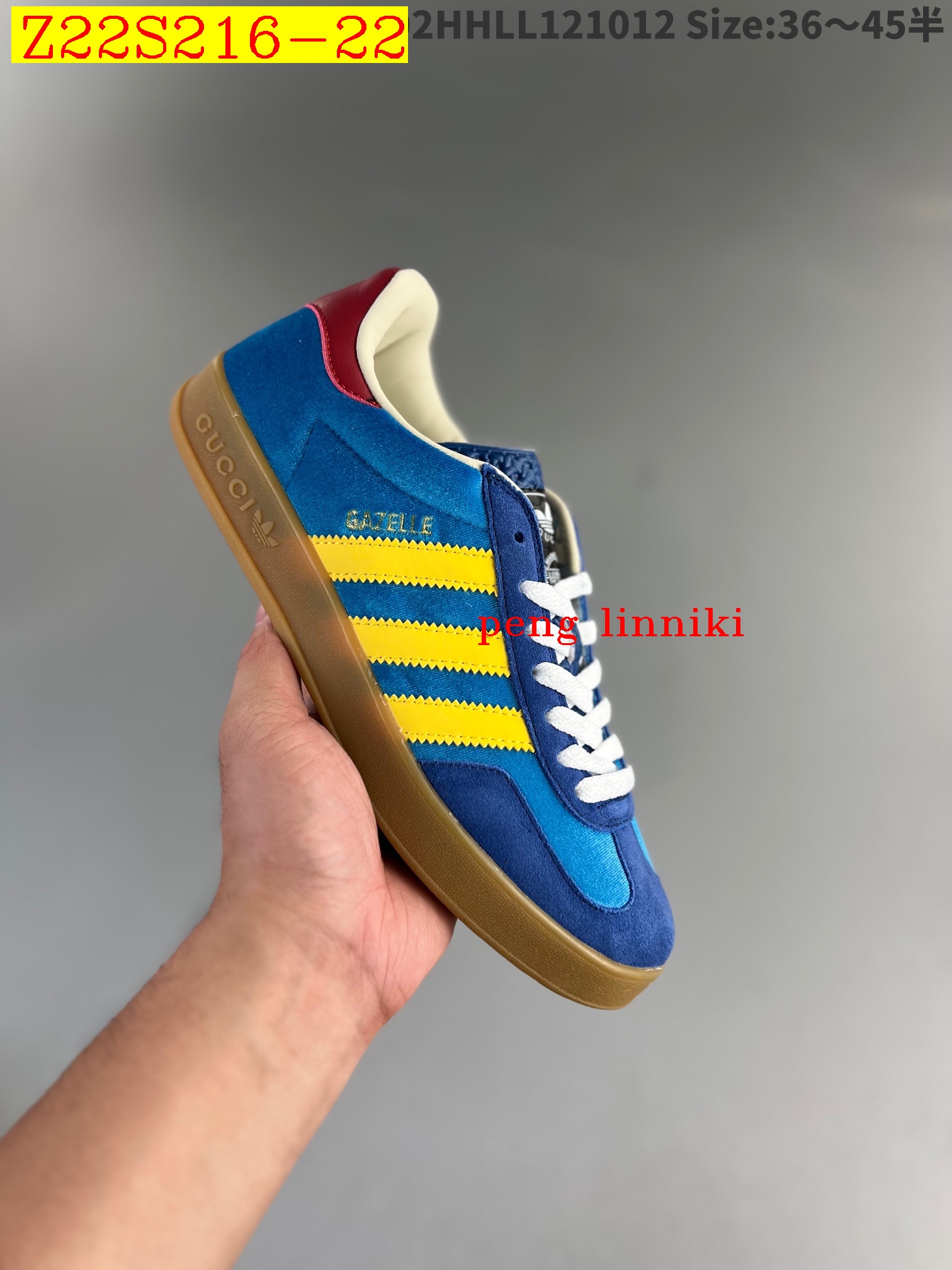 45$ new_dh adidas Originals Gazelle INdoor SIZE 36-45 22849034130 Z22S216 gallery