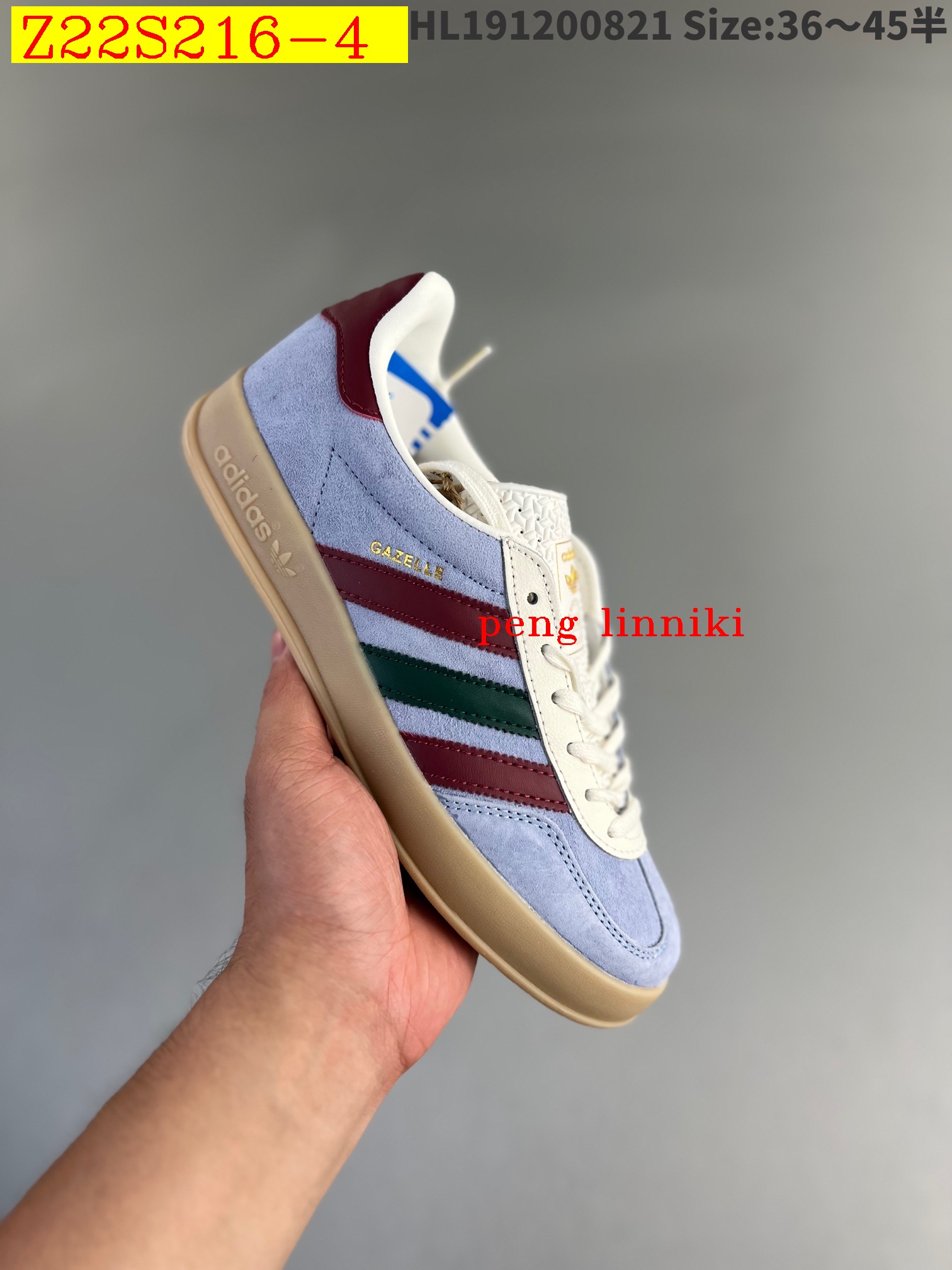 45$ new_dh adidas Originals Gazelle INdoor SIZE 36-45 22849034130 Z22S216 gallery