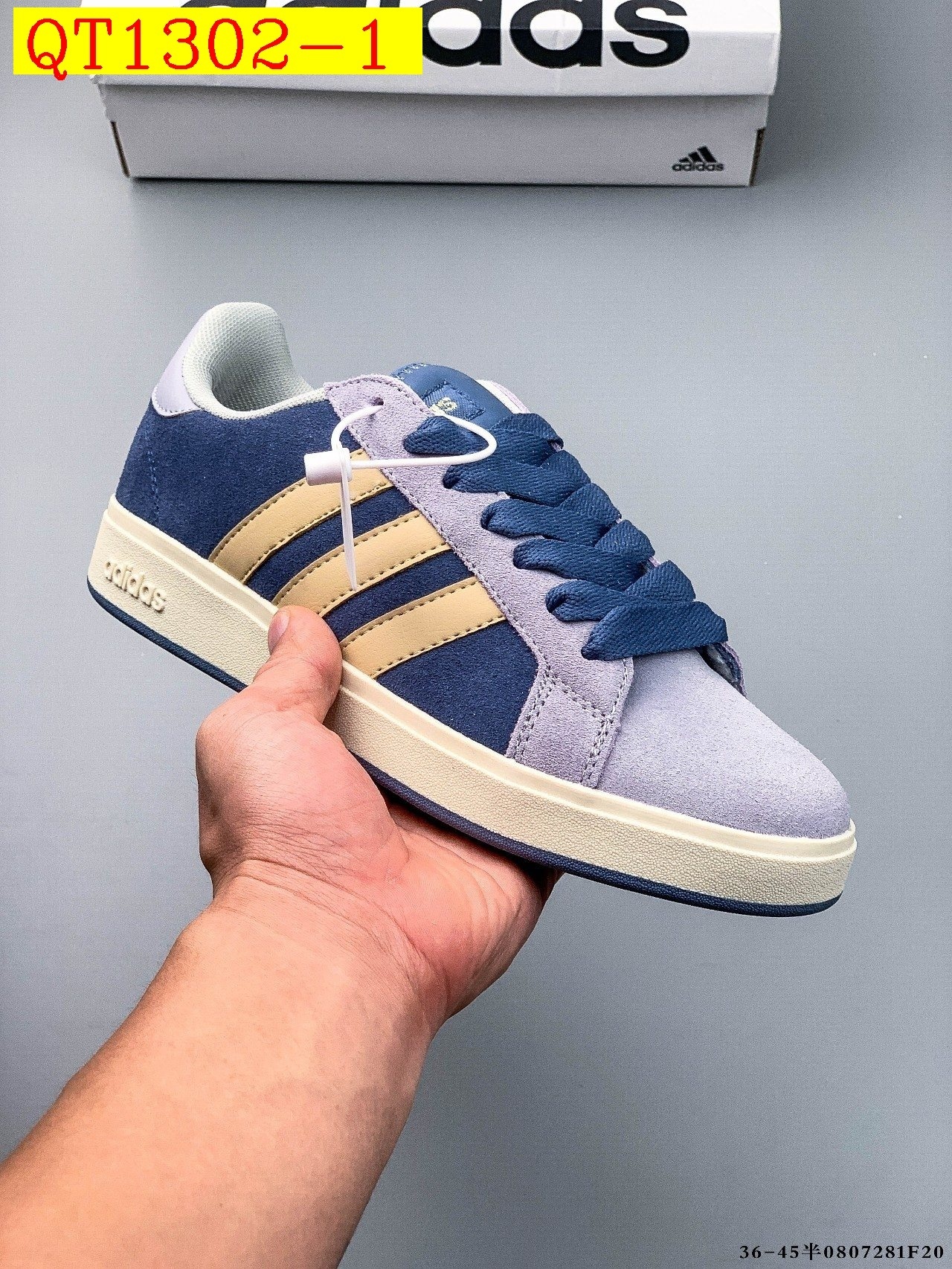 46$ Adidas GRAND COURTBEAT Base 00S Size 36-45 half 520050 QT1302 gallery