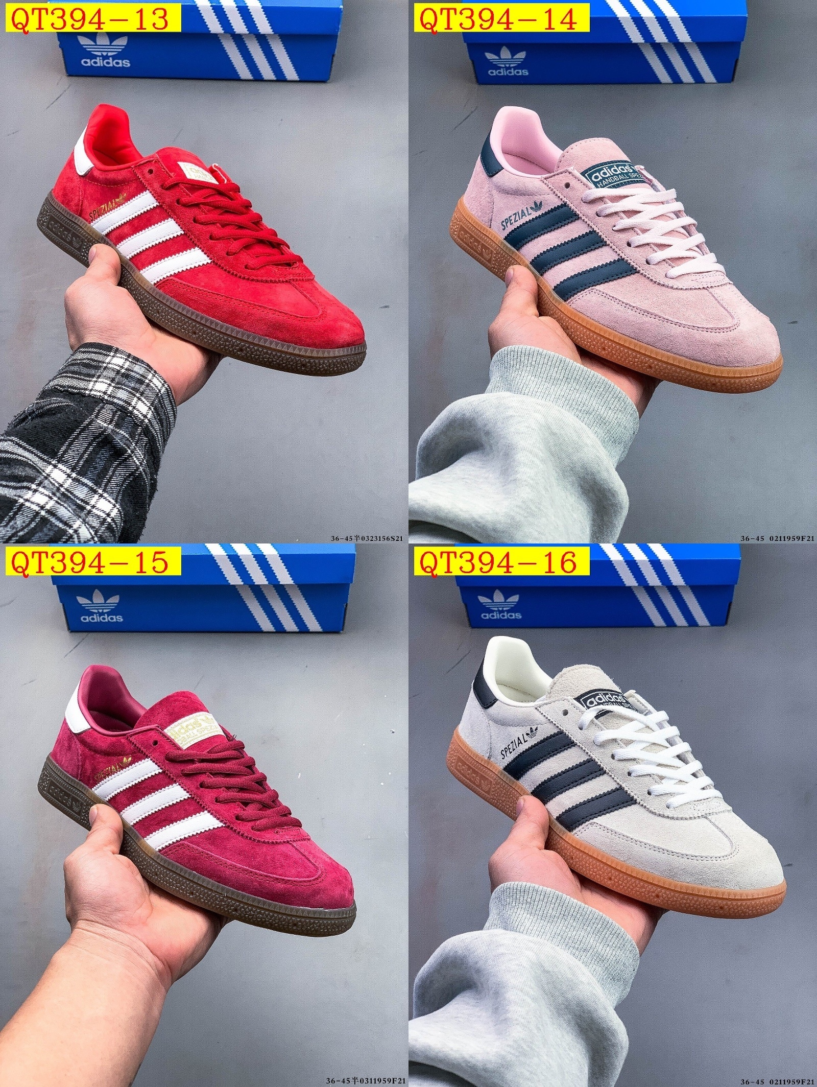 46$ Adidas HANDBALL SPEZIAL size 36-45 half 027110 QT394 gallery