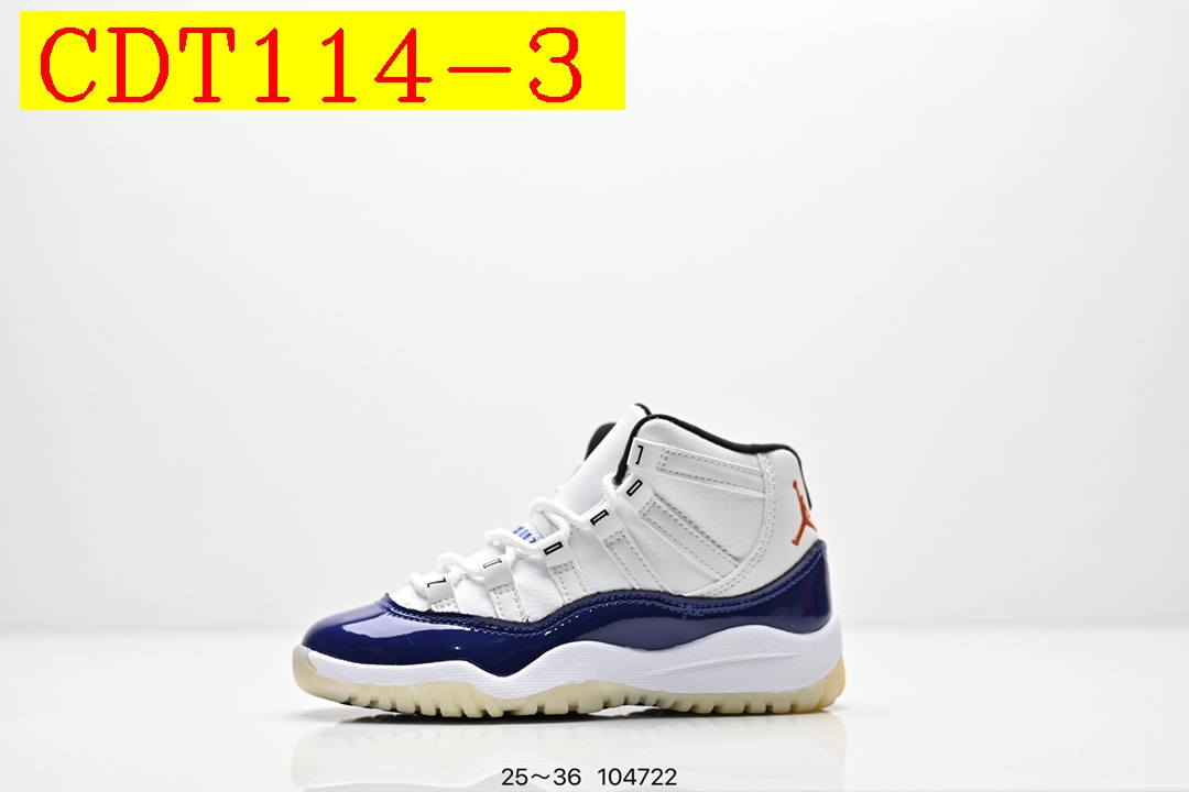 46$ Air Jordan 11 Retro He Got Game for kids size 25-35 928560 CDT114 gallery