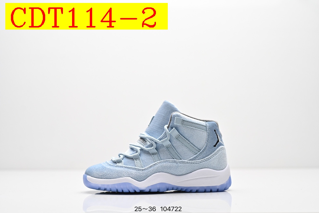 46$ Air Jordan 11 Retro He Got Game for kids size 25-35 928560 CDT114 gallery
