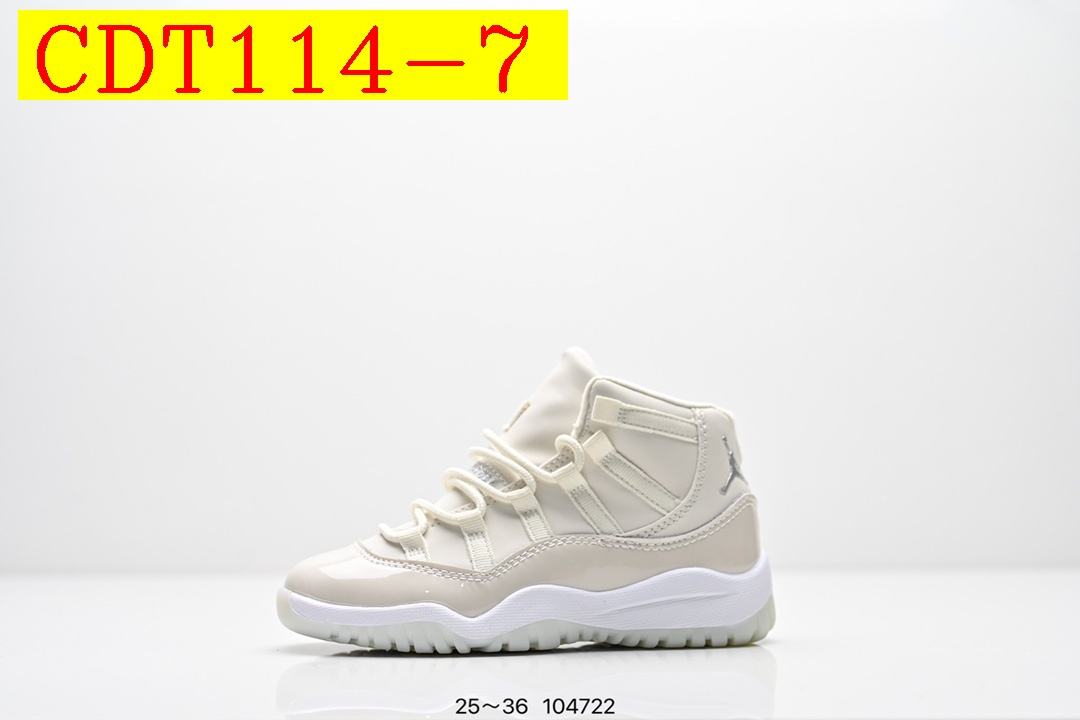 46$ Air Jordan 11 Retro He Got Game for kids size 25-35 928560 CDT114 gallery