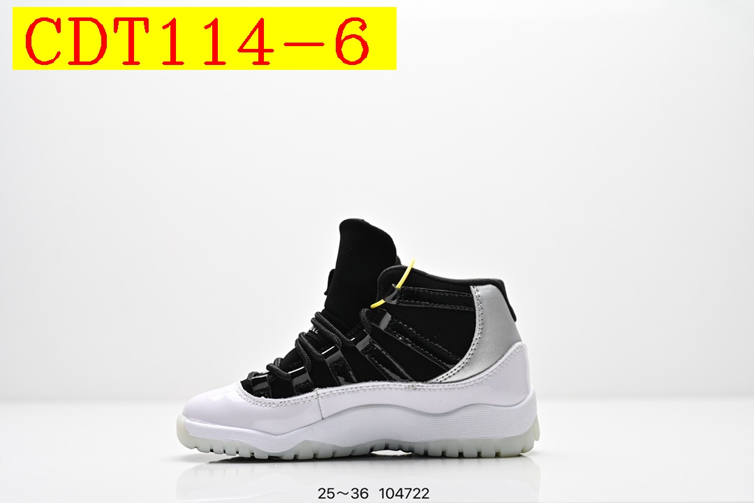 46$ Air Jordan 11 Retro He Got Game for kids size 25-35 928560 CDT114 gallery