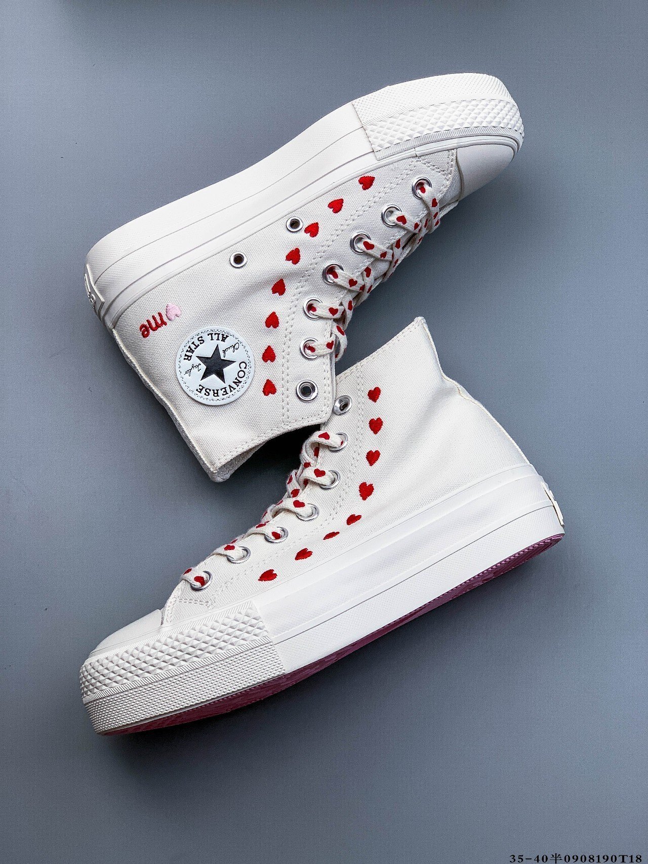 46$ CONVERSE All Star Platform Size 35-40 411840 QT1156 gallery