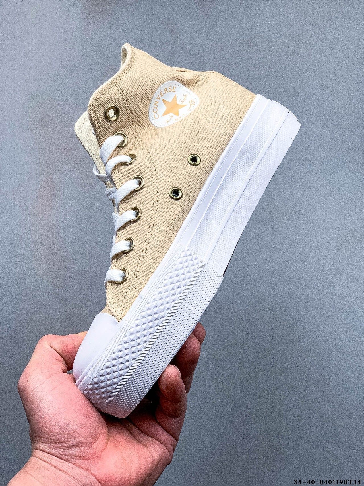 46$ CONVERSE All Star Platform Size 35-40 411840 QT1156 gallery