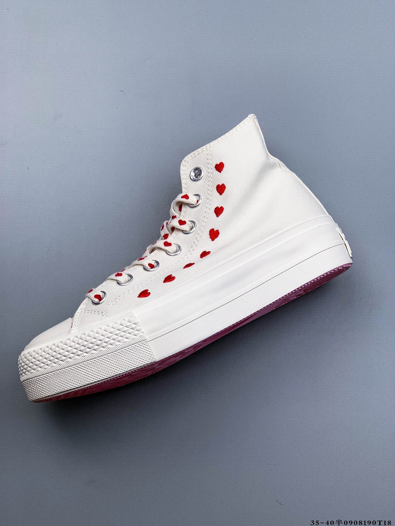 46$ CONVERSE All Star Platform Size 35-40 411840 QT1156 gallery