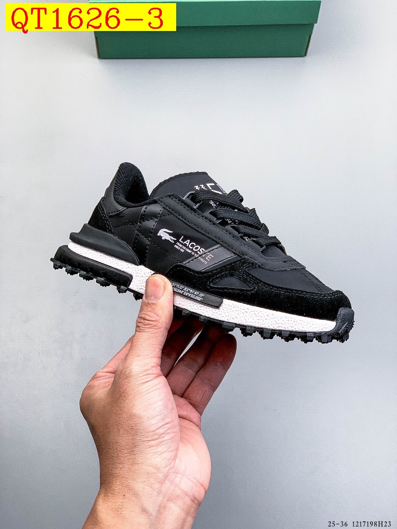 46$ LACOSTE 25 Shoes for kids Size 25-36 823380 QT1626 gallery