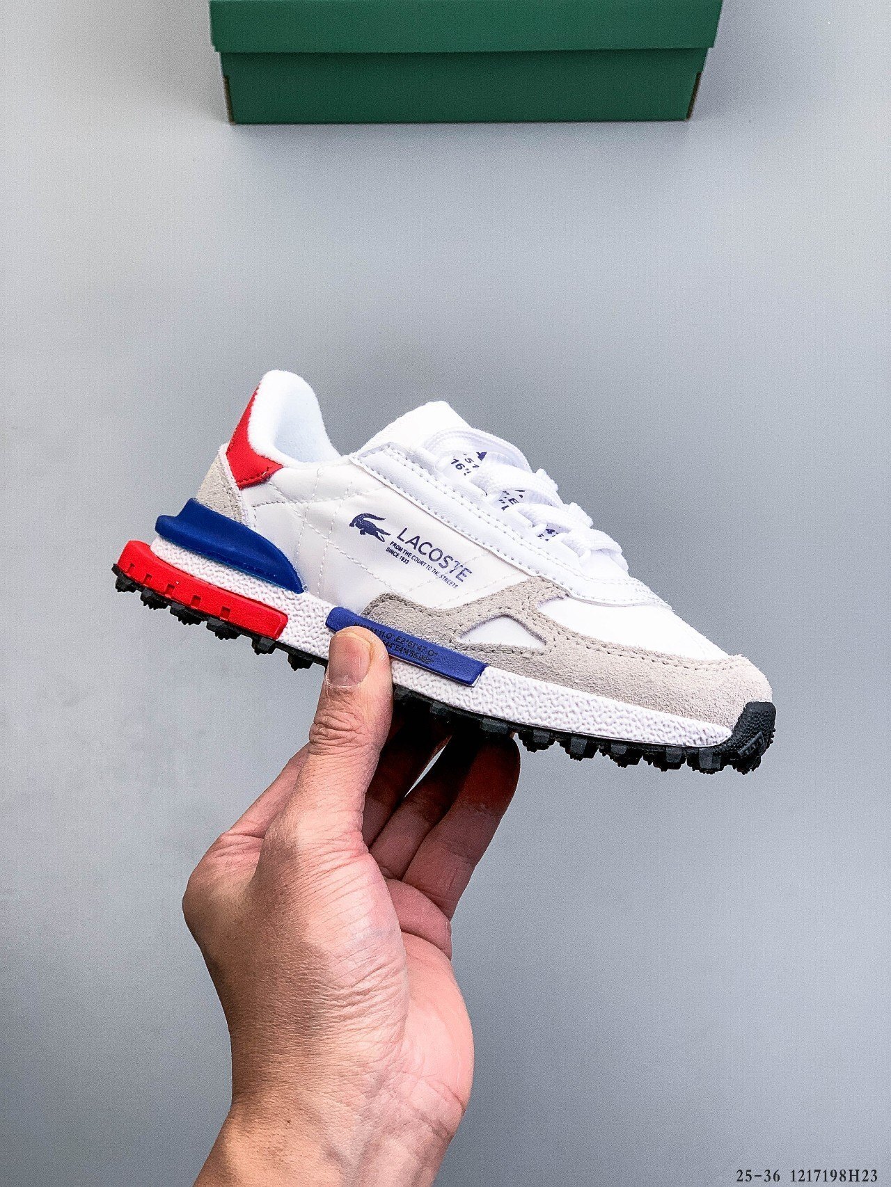 46$ LACOSTE 25 Shoes for kids Size 25-36 823380 QT1626 gallery