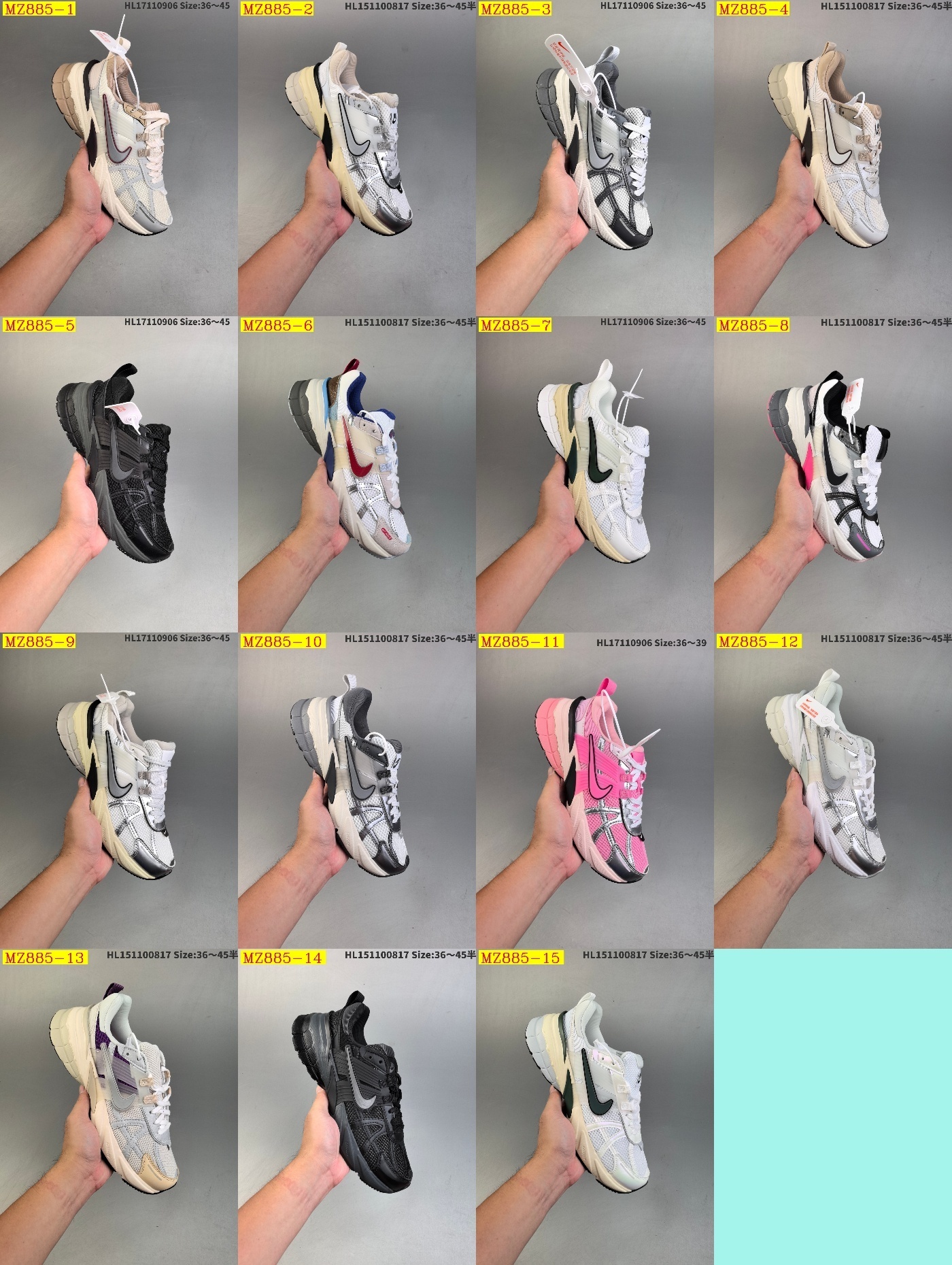 46$ NIKE V2K RUN half size 36-45 124290 MZ885 gallery