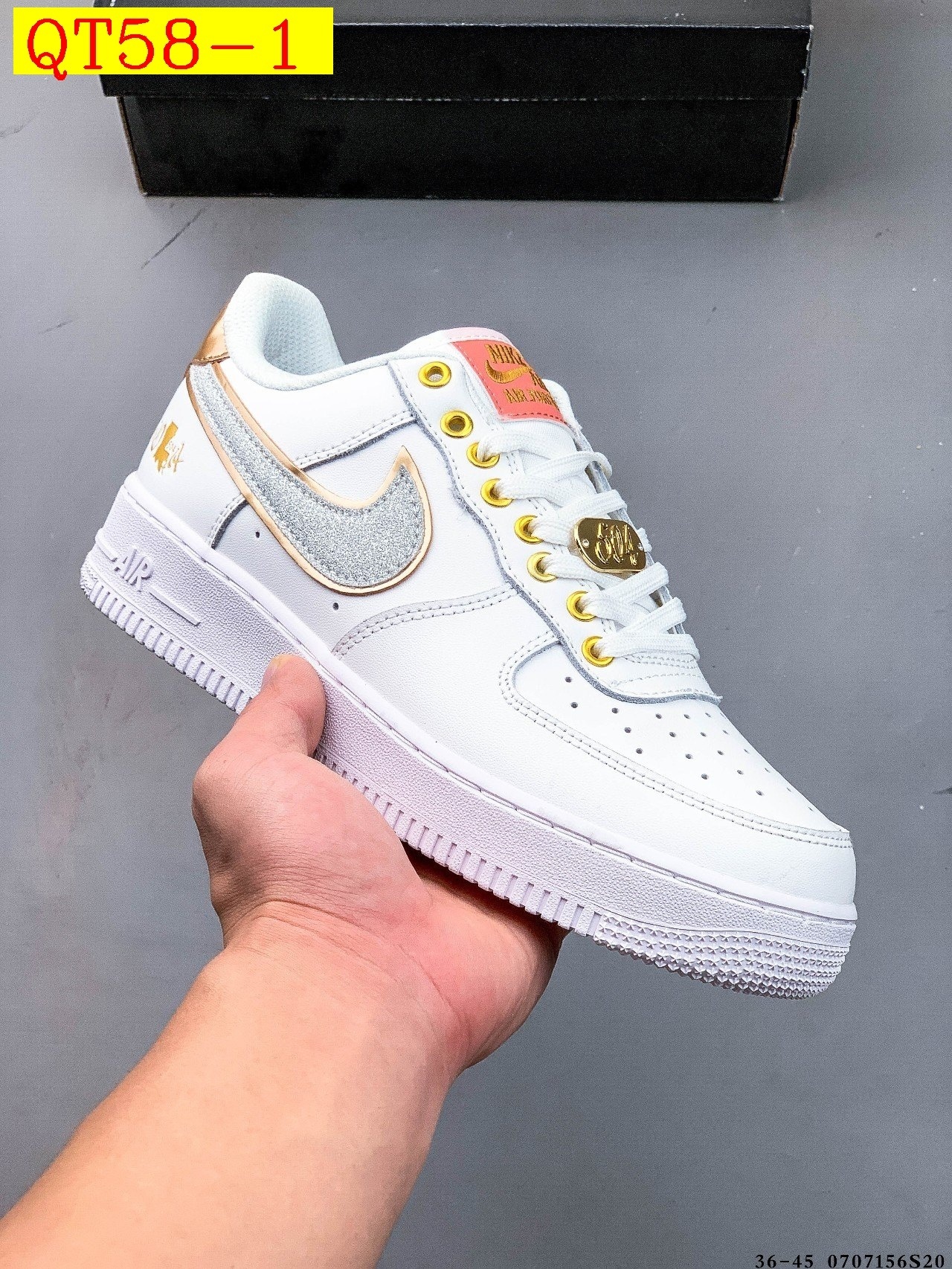 46$ Nike Air Force 1 Low size 36-45 half 425060 QT58 gallery