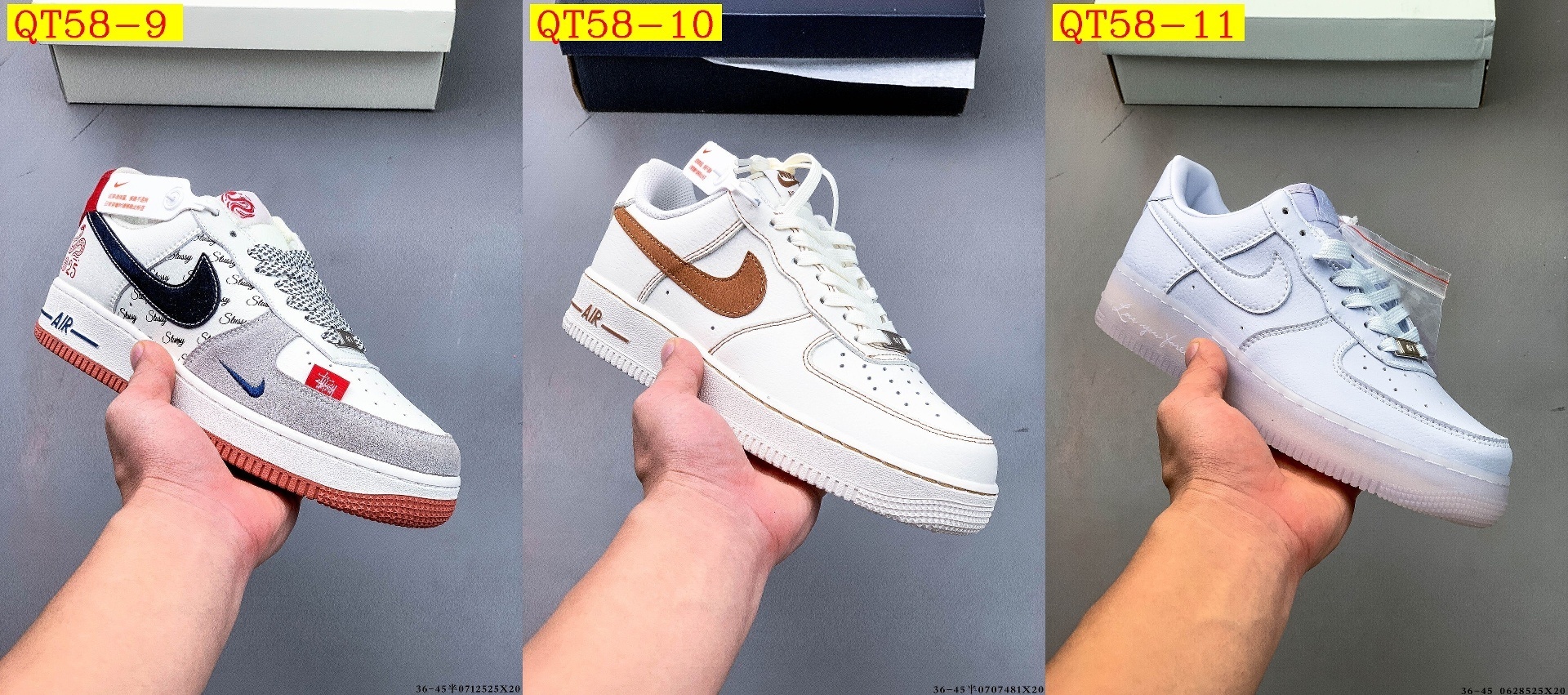 46$ Nike Air Force 1 Low size 36-45 half 425060 QT58 gallery