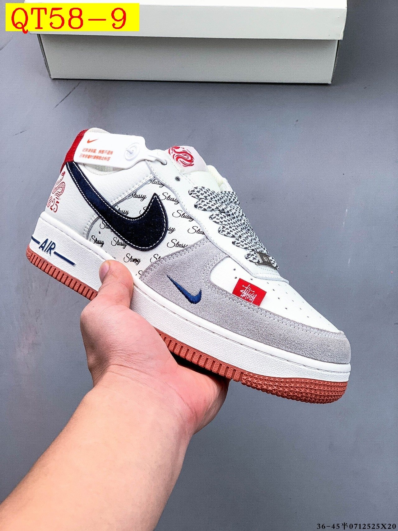 46$ Nike Air Force 1 Low size 36-45 half 425060 QT58 gallery