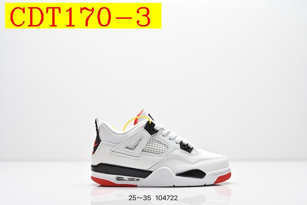 46$ Nike Air Jordan 4 Retro for kids size 25-35 728540 CDT170 gallery