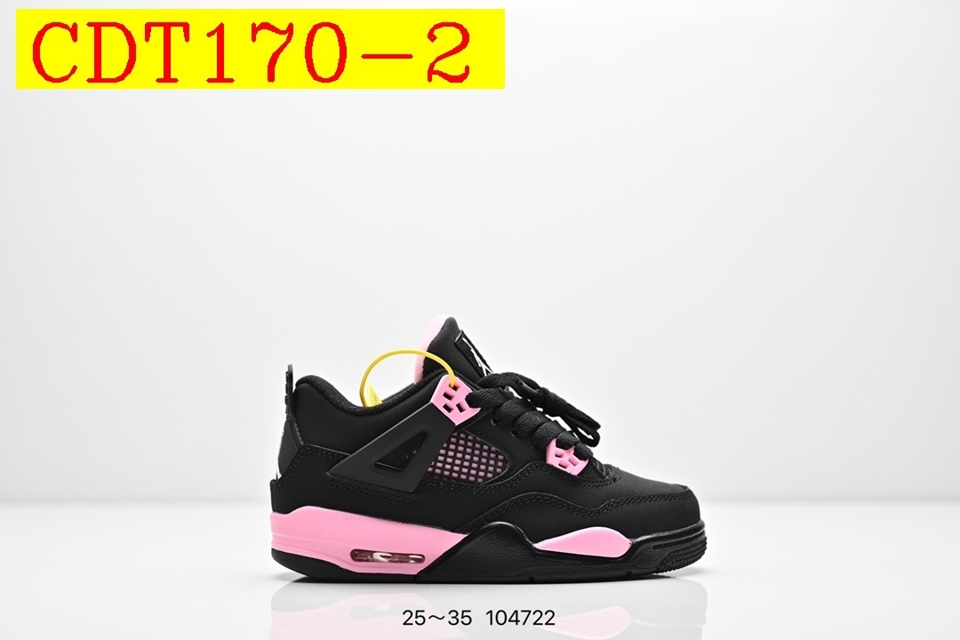 46$ Nike Air Jordan 4 Retro for kids size 25-35 728540 CDT170 gallery